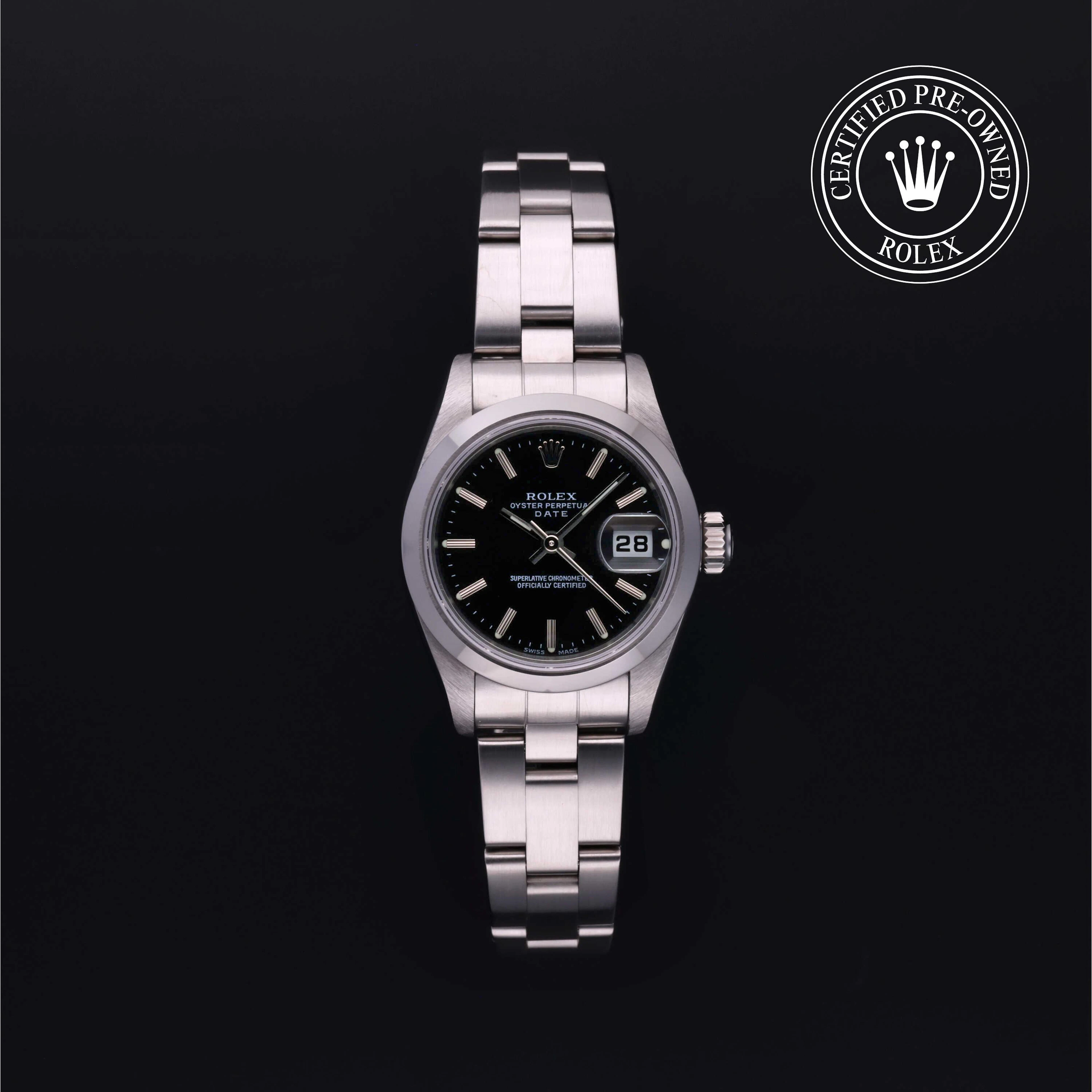 Rolex Certified Pre-Owned Oyster Perpetual Date Oyster Perpetual, 2003, Steel, 26 mm - image 1 of 5
