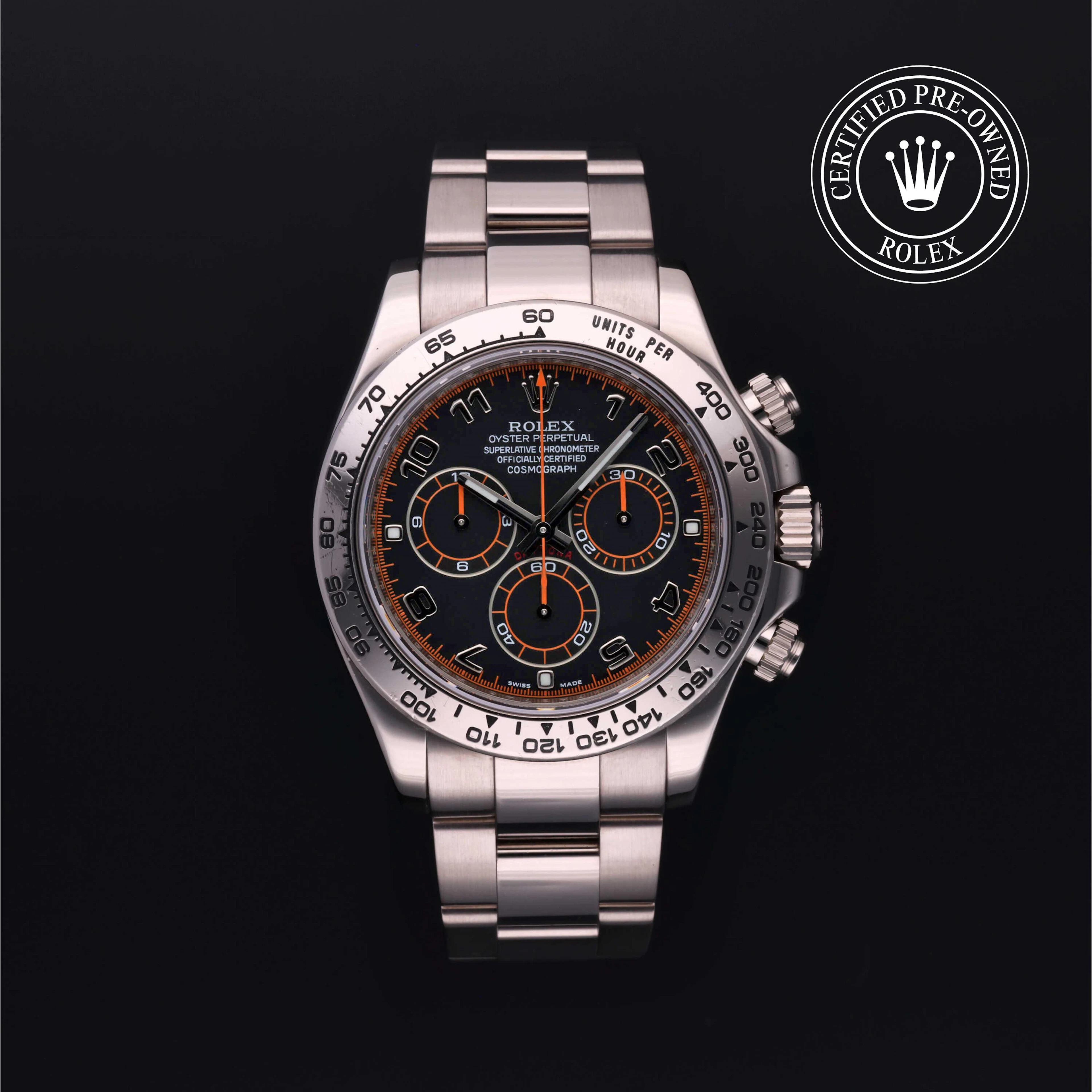 Rolex Certified Pre-Owned Daytona Cosmograph Daytona, 2011, Gold 18 Carat White, 40 mm - image 1 of 5