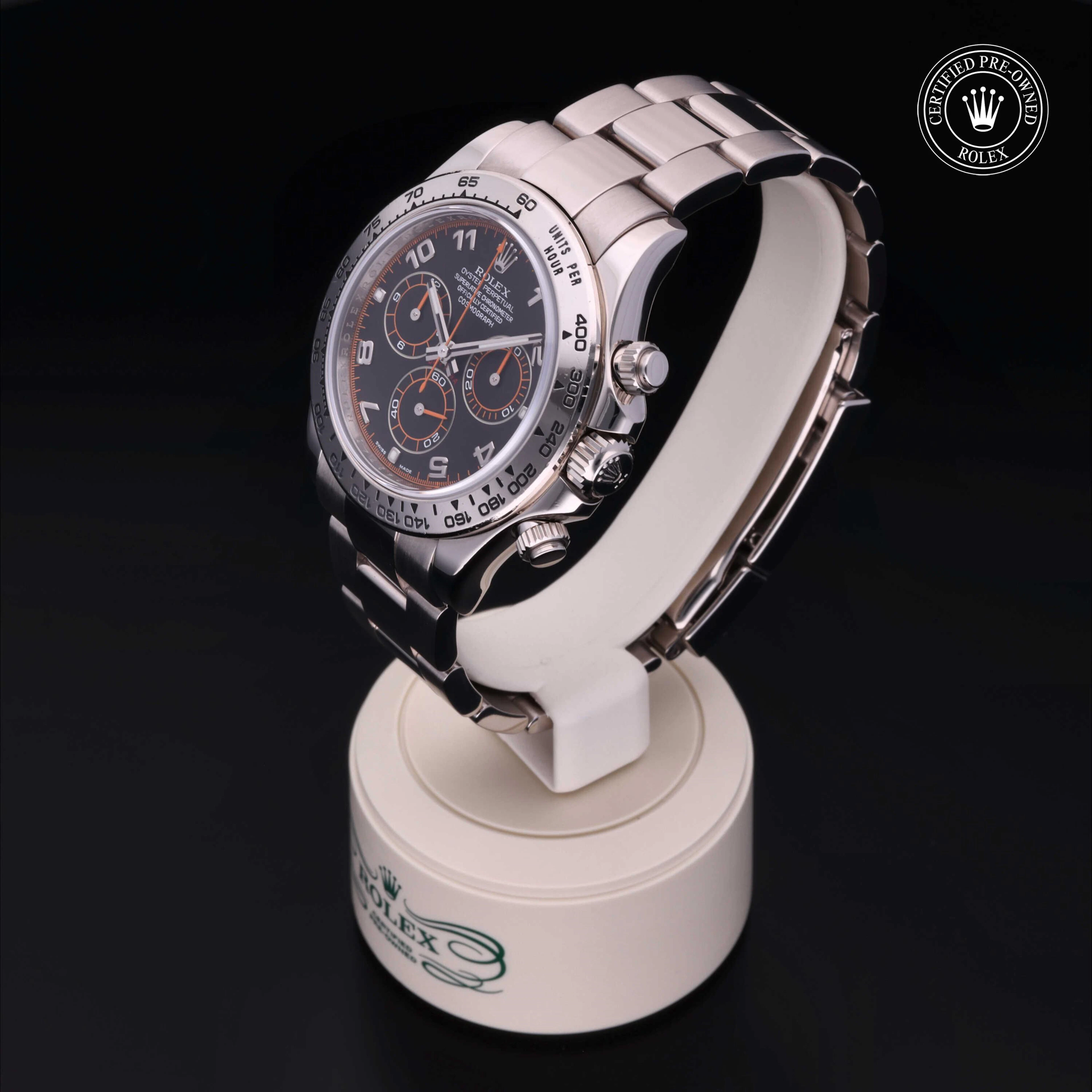 Rolex Certified Pre-Owned Daytona Cosmograph Daytona, 2011, Gold 18 Carat White, 40 mm - image 3 of 5