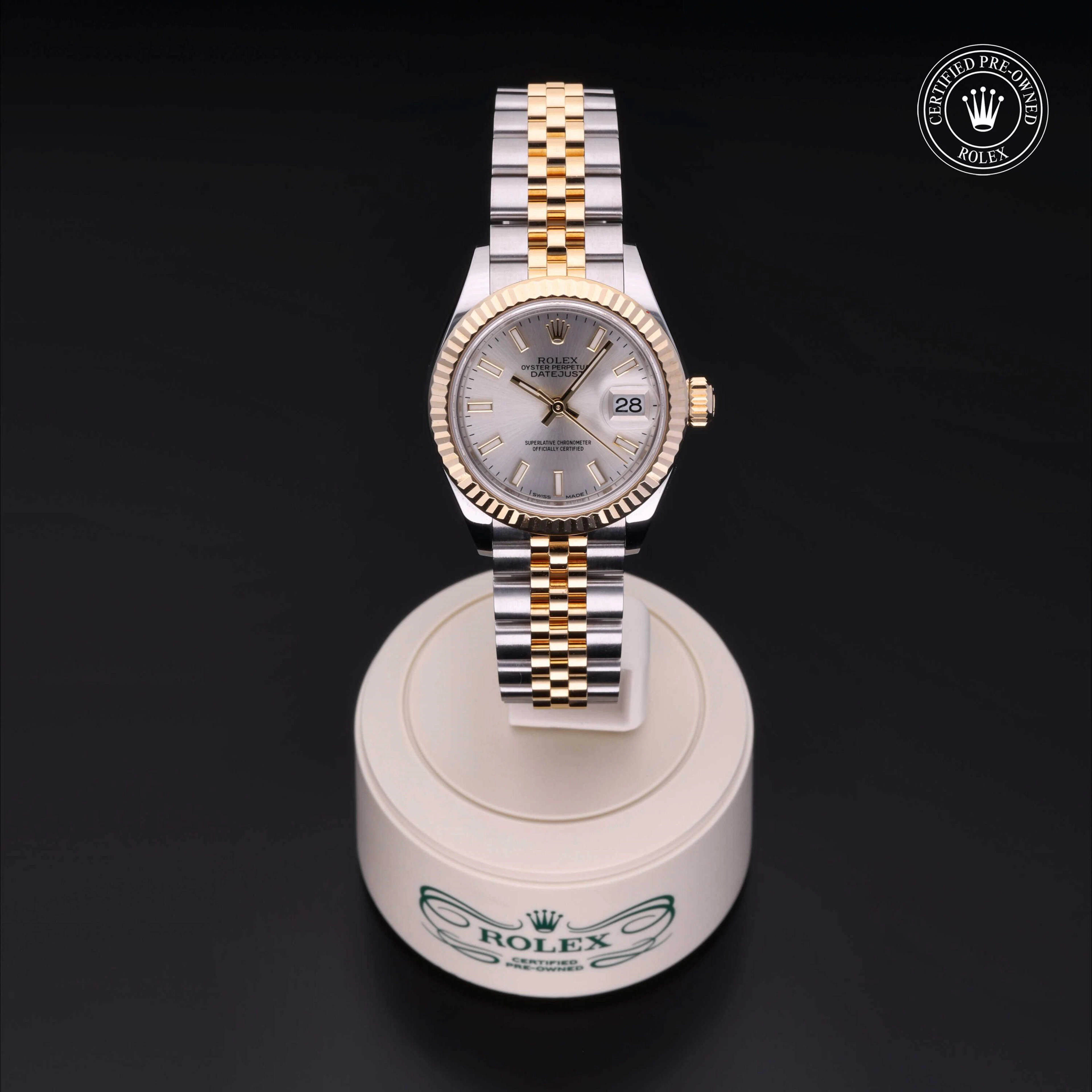 Rolex Certified Pre-Owned Datejust Datejust, Unknown, Rolesor 18 Carat Yellow, 28 mm - image 2 of 5