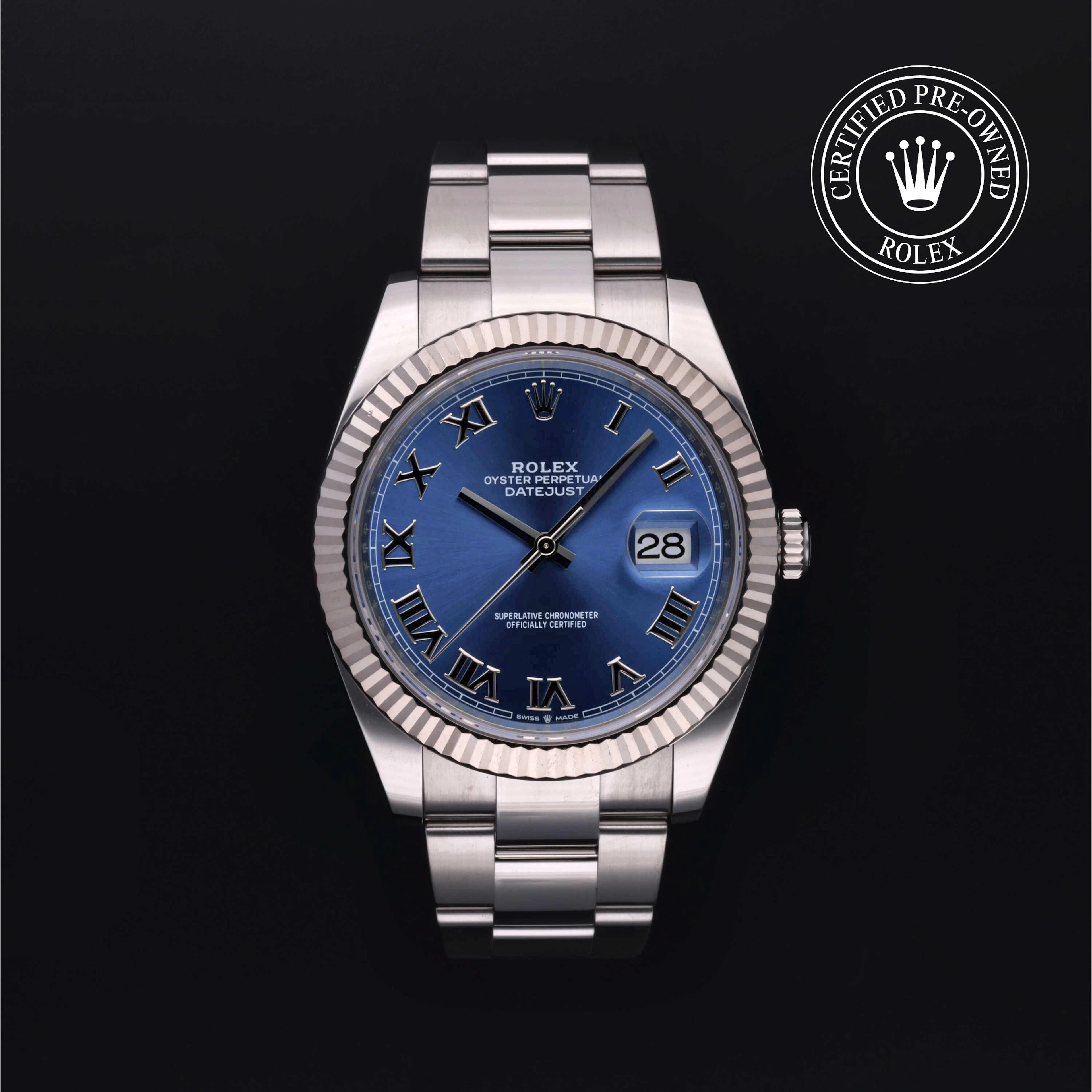Rolex Certified Pre-Owned Datejust Datejust, 2022, Rolesor 18 Carat White, 41 mm - image 1 of 5