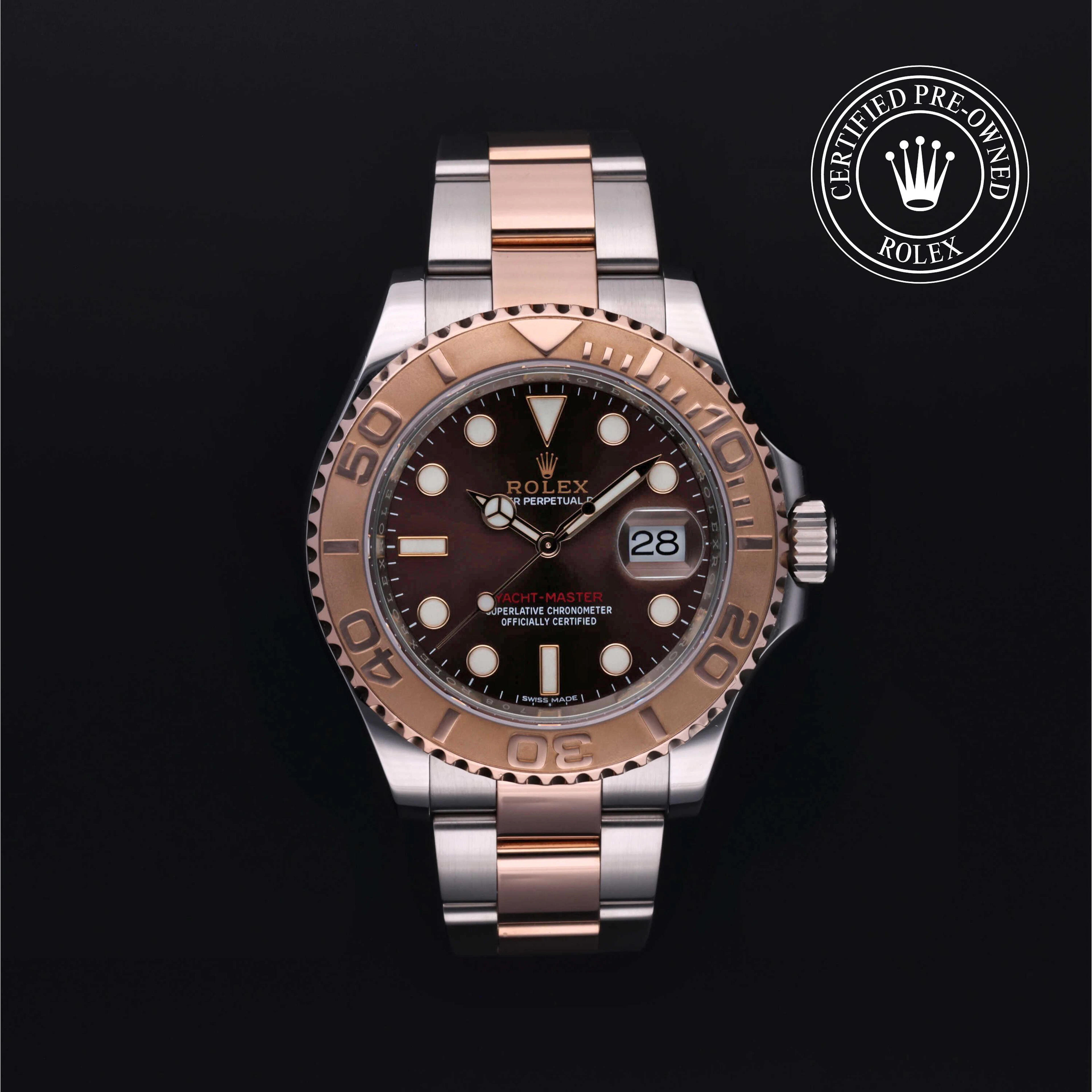 Rolex Certified Pre-Owned Yacht-Master Yacht-Master, 2016, Rolesor 18 Carat Red, 40 mm - image 1 of 5