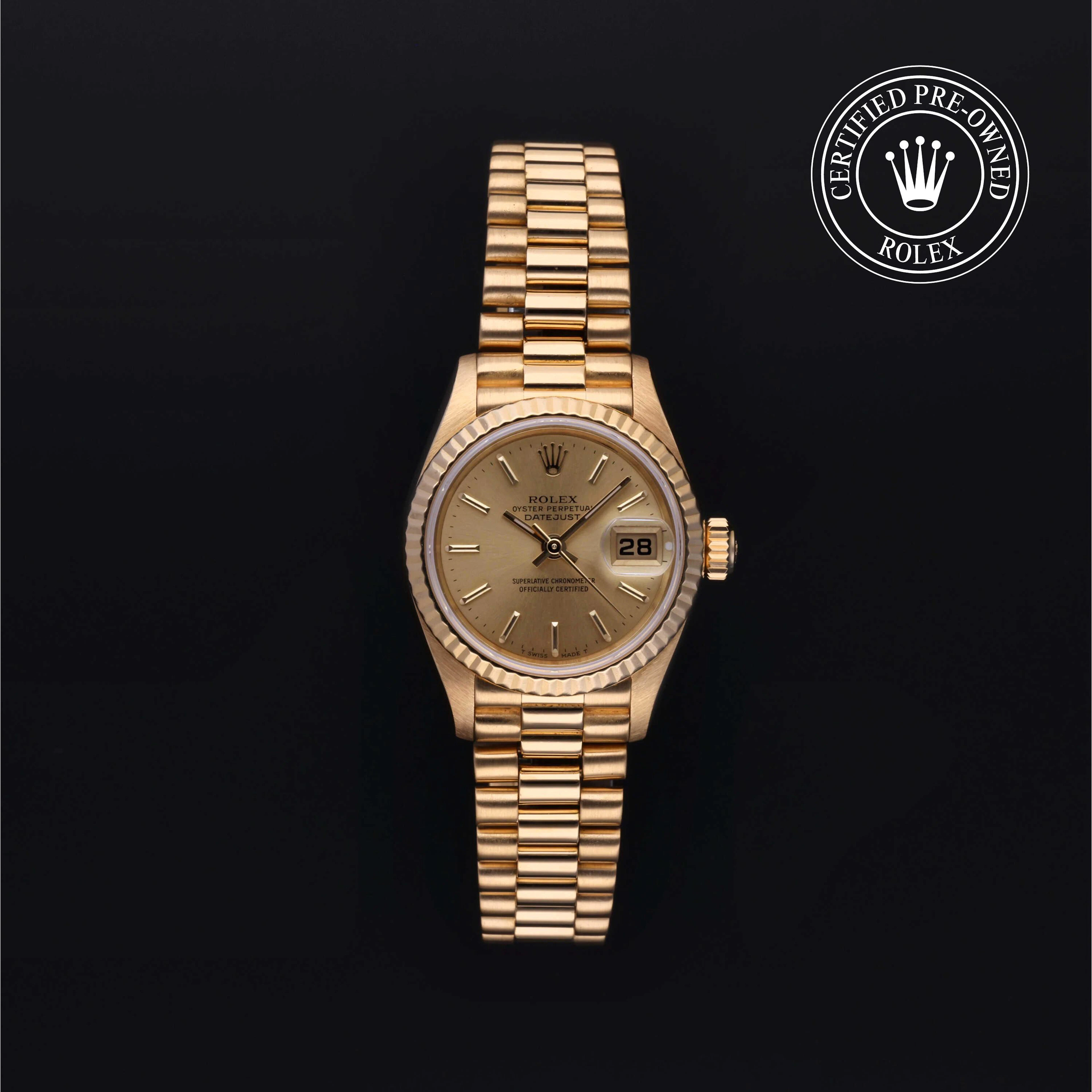Rolex Certified Pre-Owned Datejust Datejust, Unknown, Gold 18 Carat Yellow, 26 mm - image 1 of 5