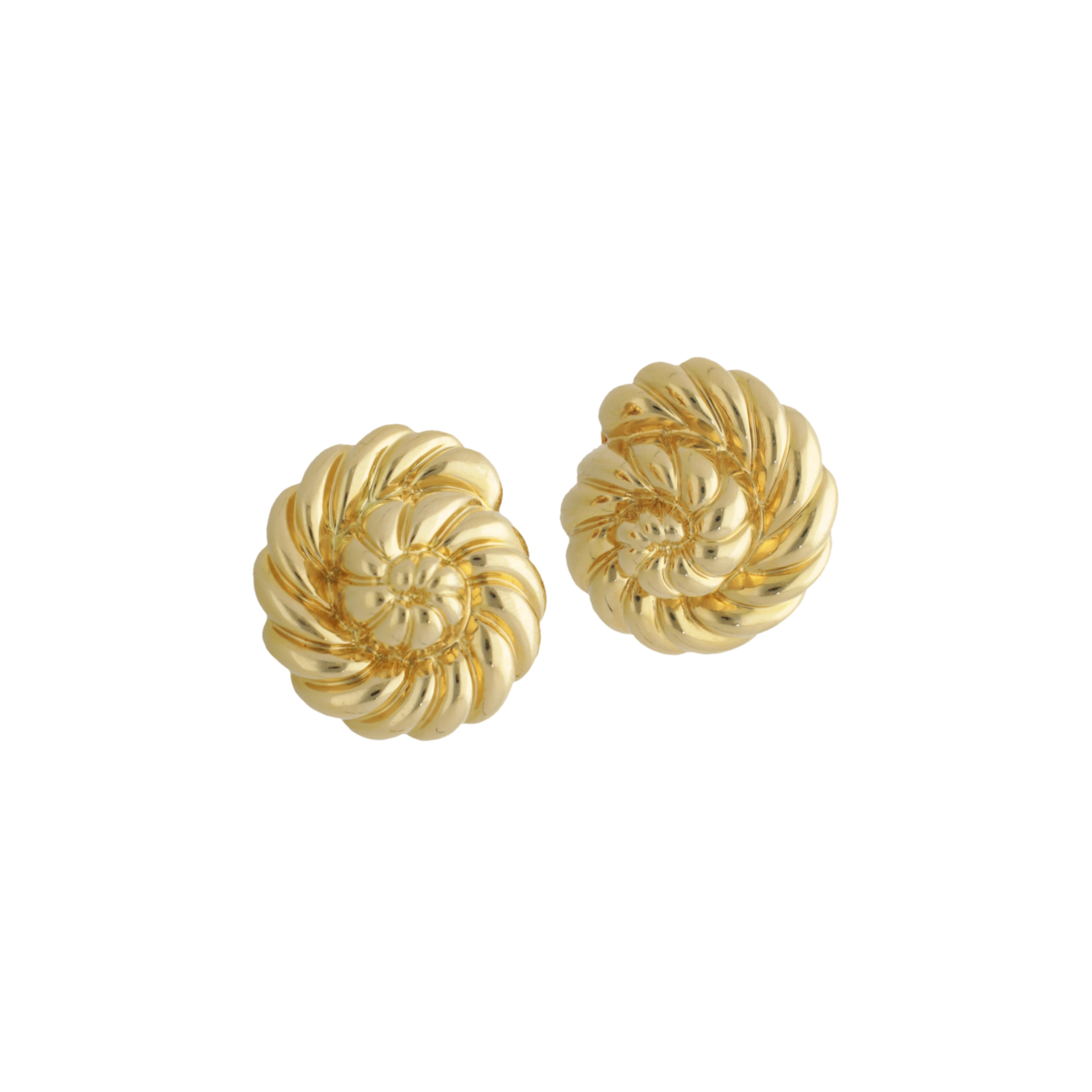 Vintage Juwelen Verdura Shell Oorbellen