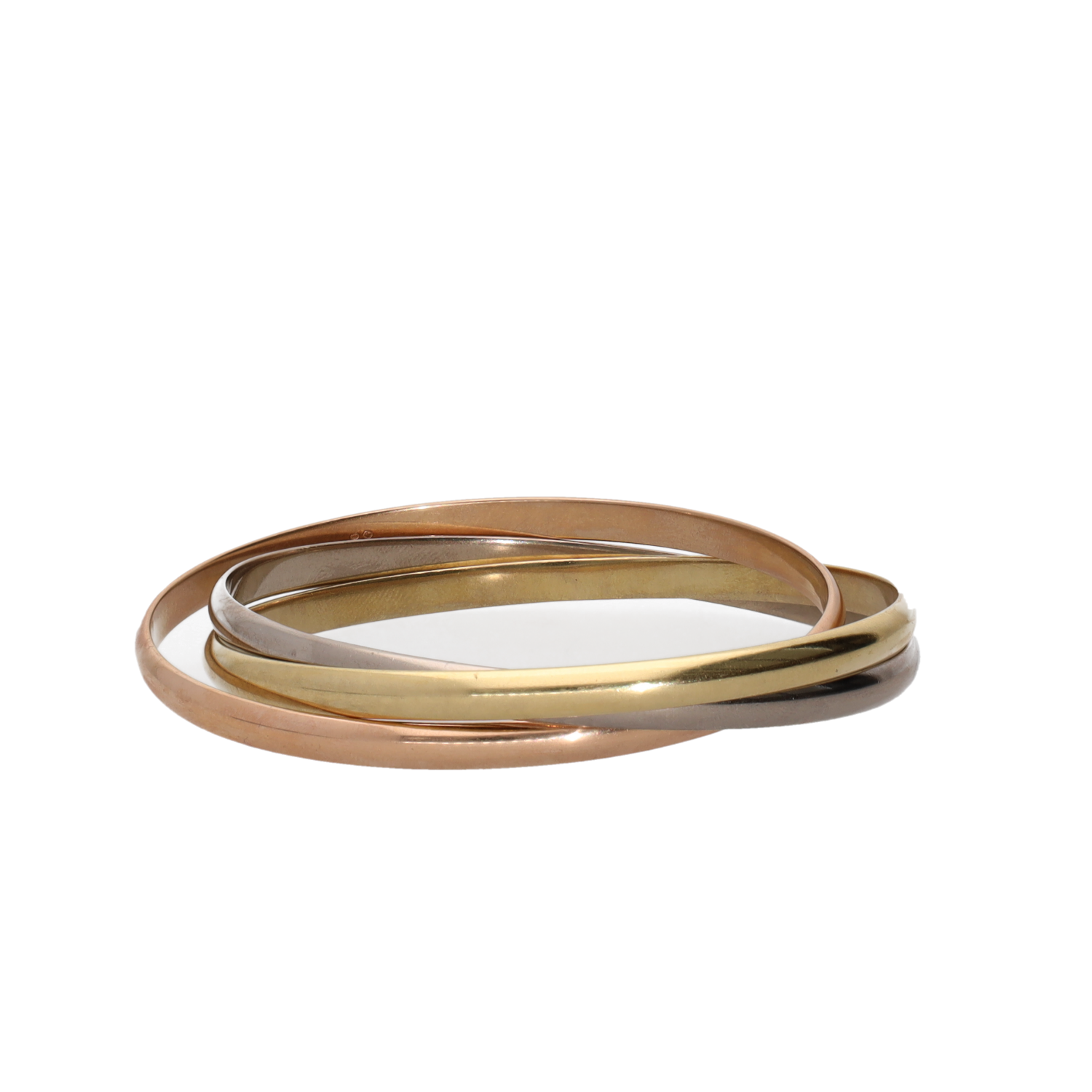 Vintage Juwelen Cartier Trinity 3G Armband