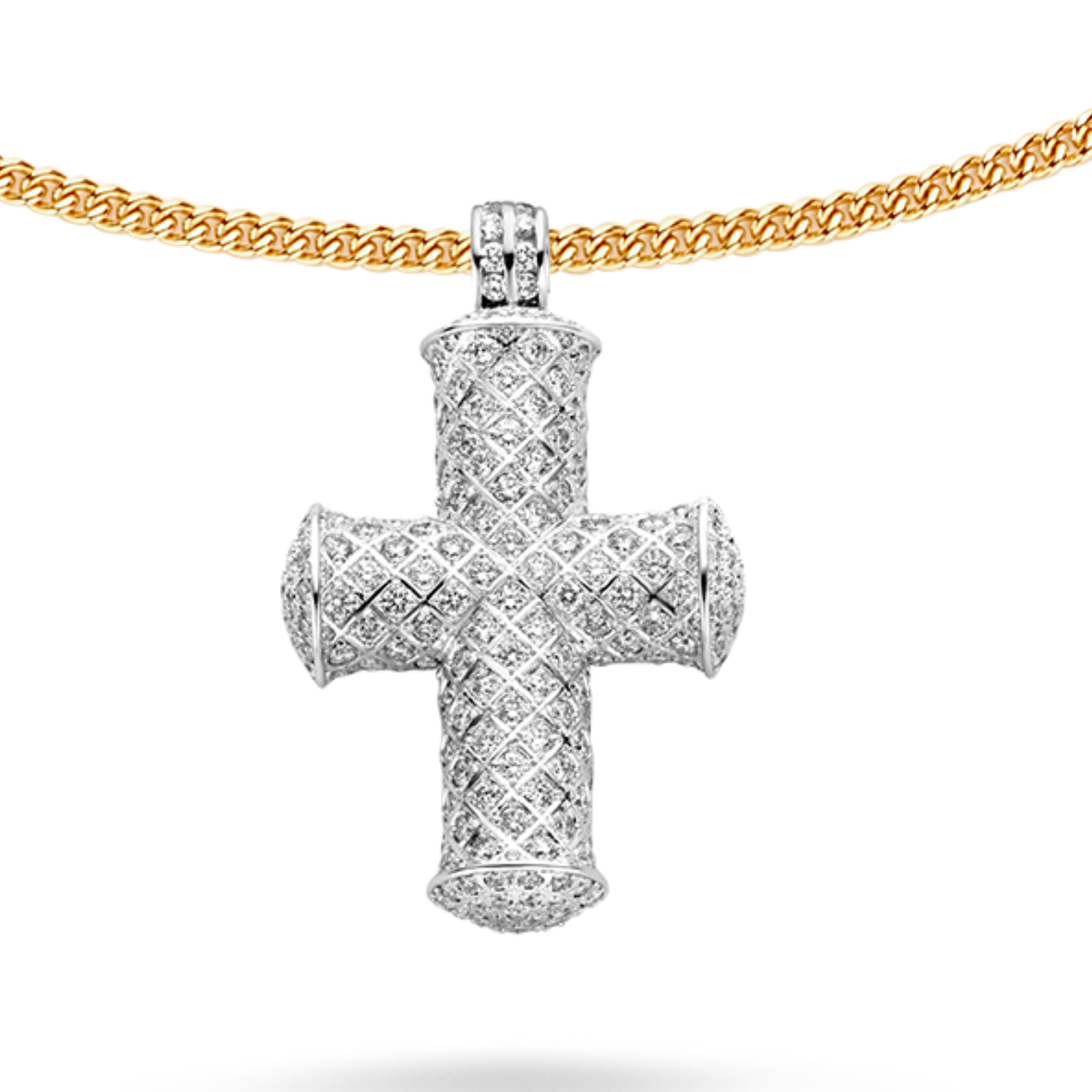 TROPHY BY GASSAN Necklace Timeless Diamond Cross