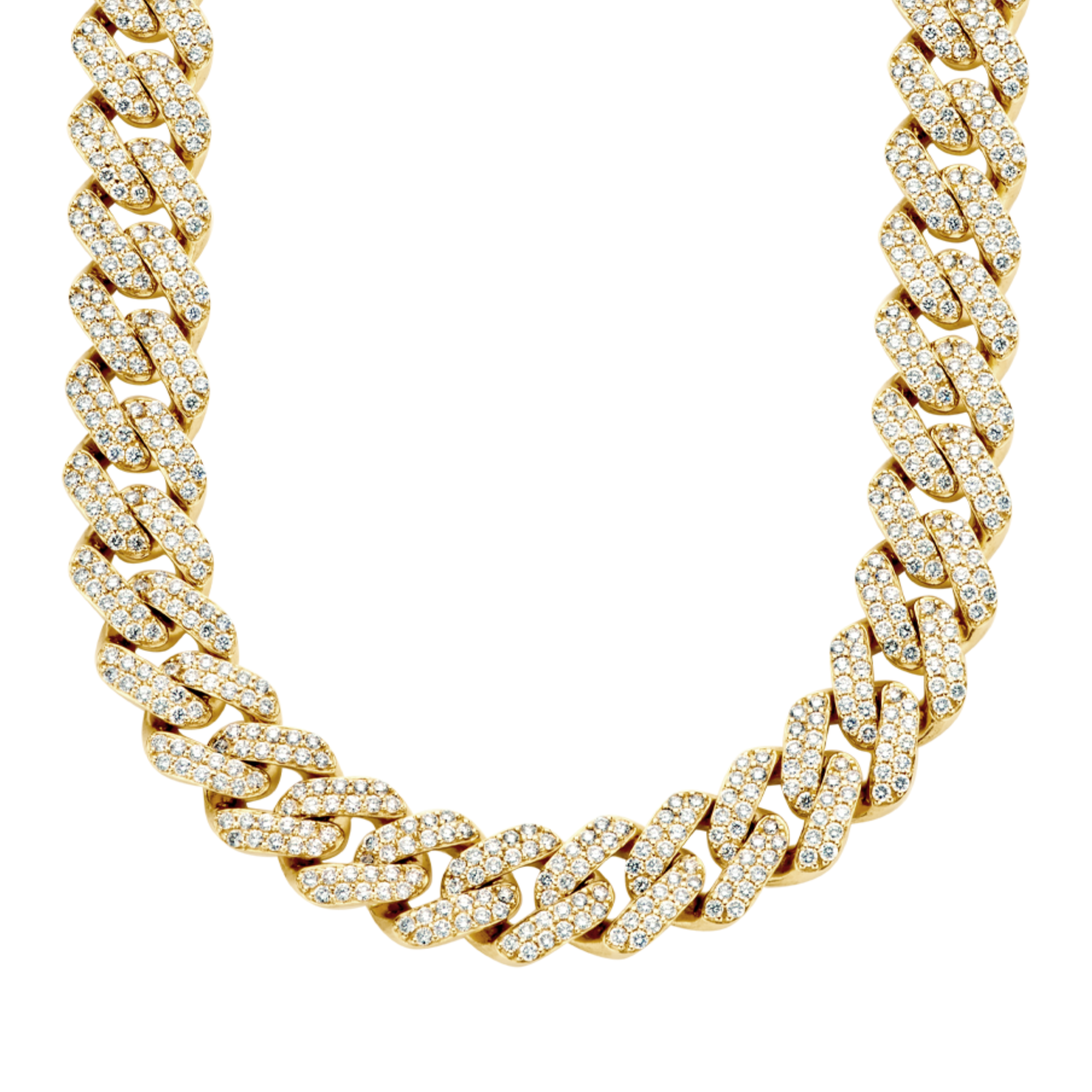 TROPHY BY GASSAN Collier Timeless Diamond Cuban Link