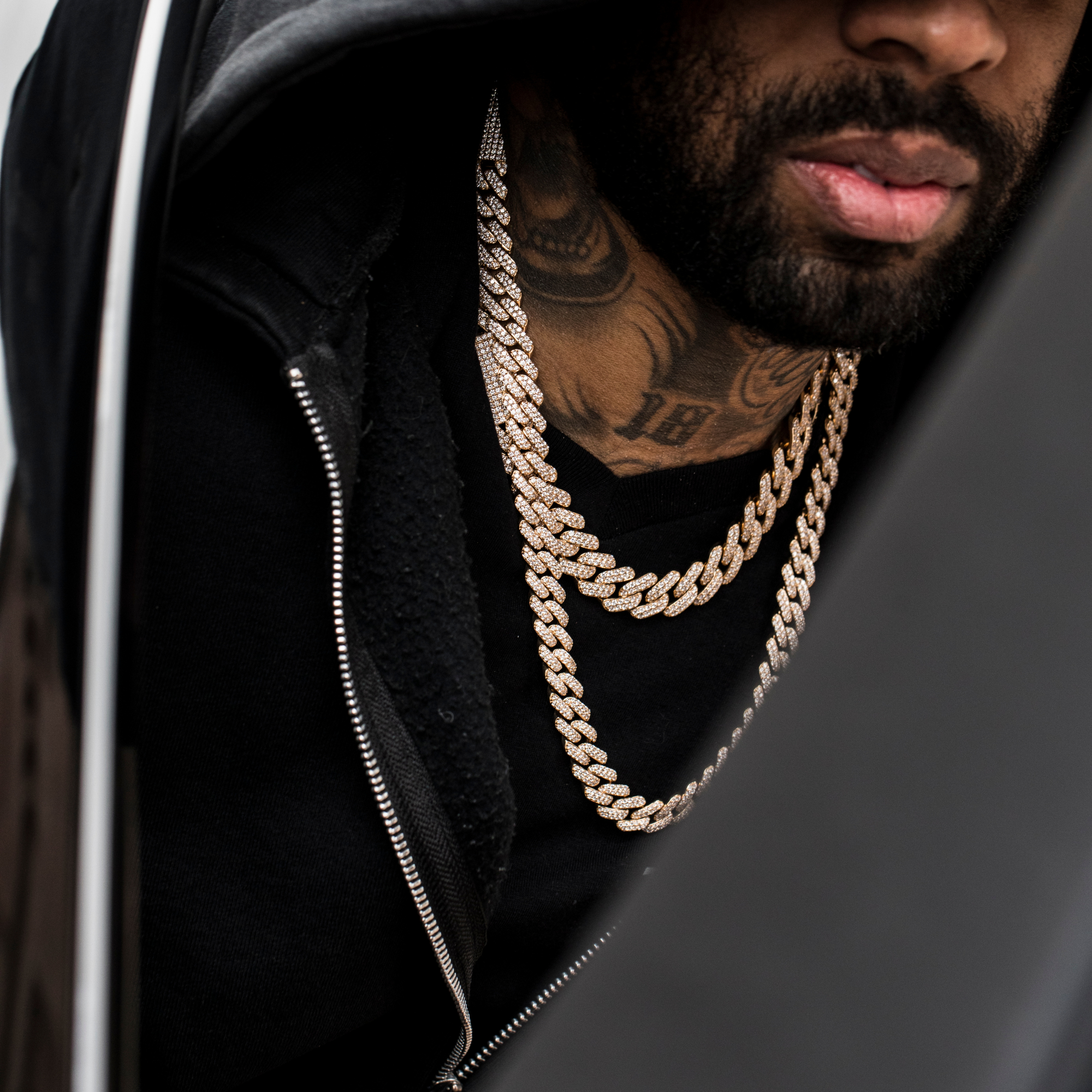 TROPHY BY GASSAN Collier Timeless Diamond Cuban Link