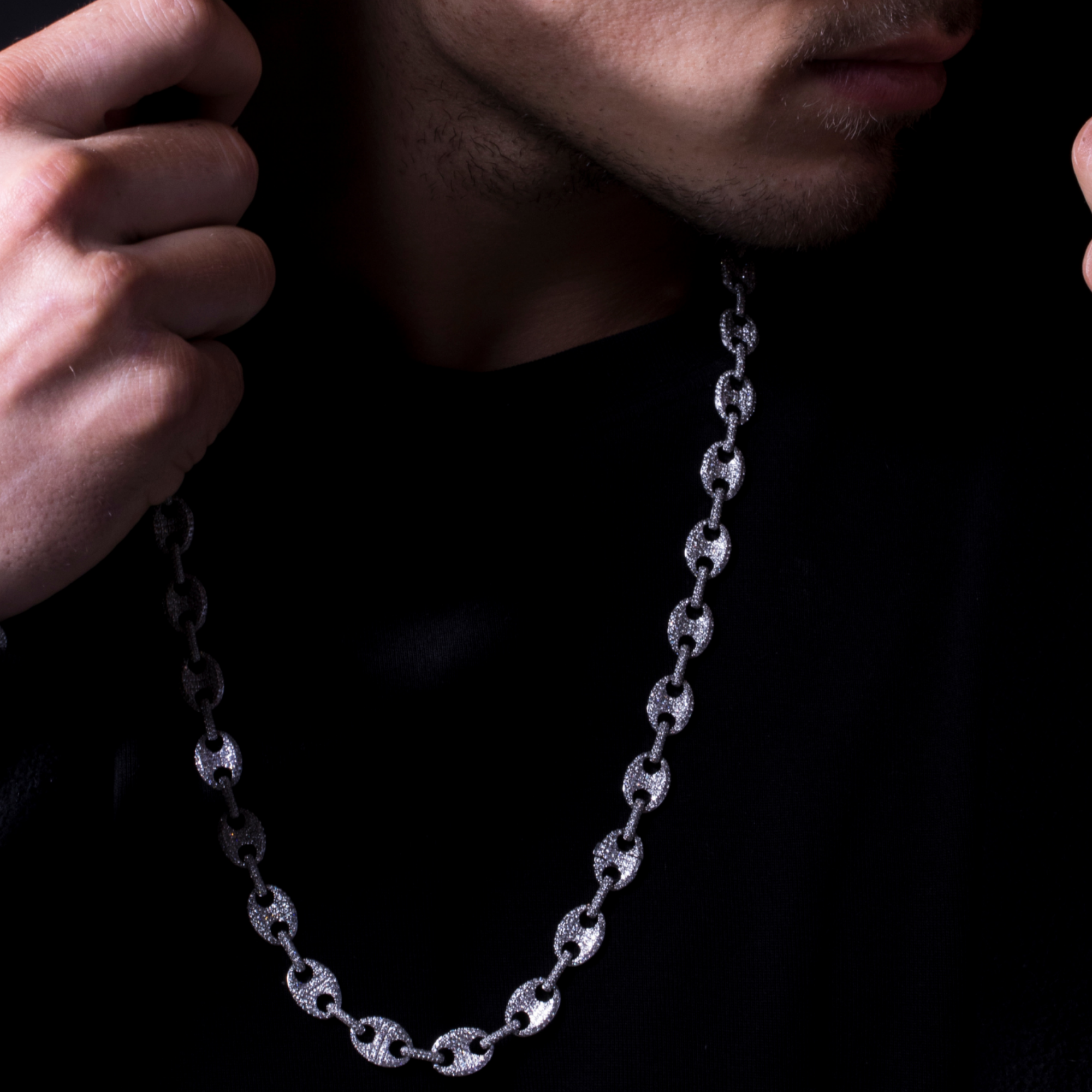 TROPHY BY GASSAN Necklace Timeless Diamond Mariner Link