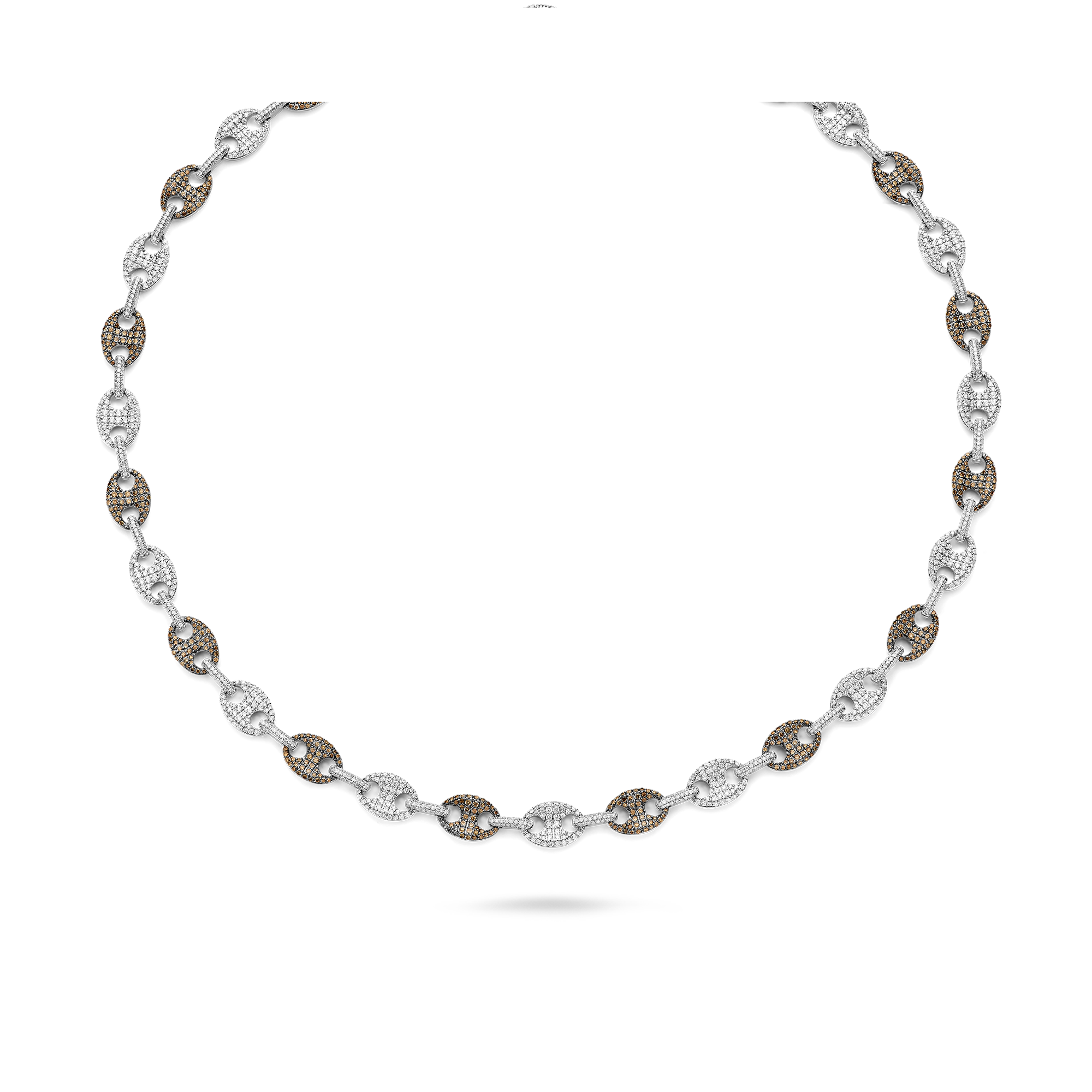 TROPHY BY GASSAN Necklace Timeless  Diamond Mariner Link
