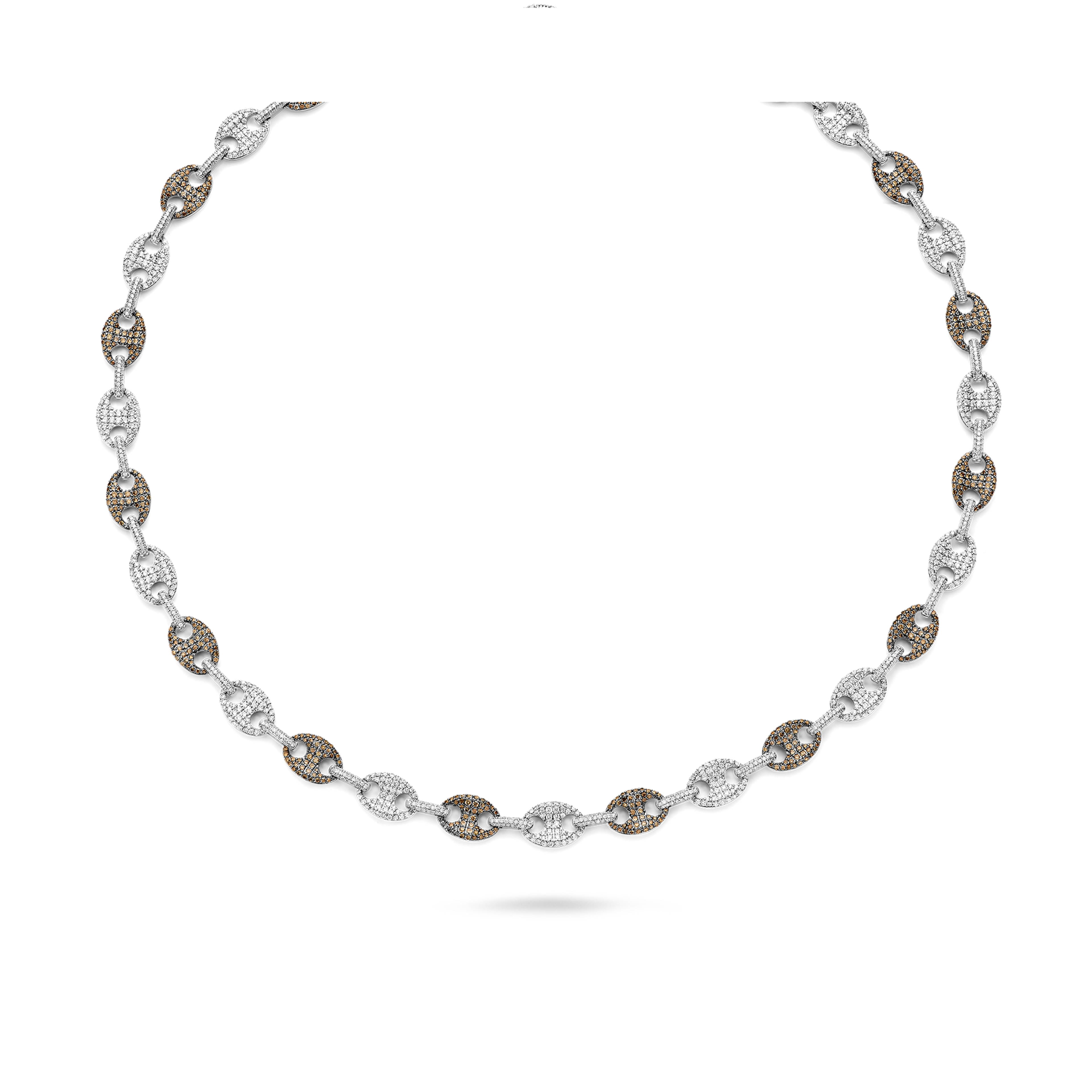 TROPHY BY GASSAN Necklace Timeless  Diamond Mariner Link