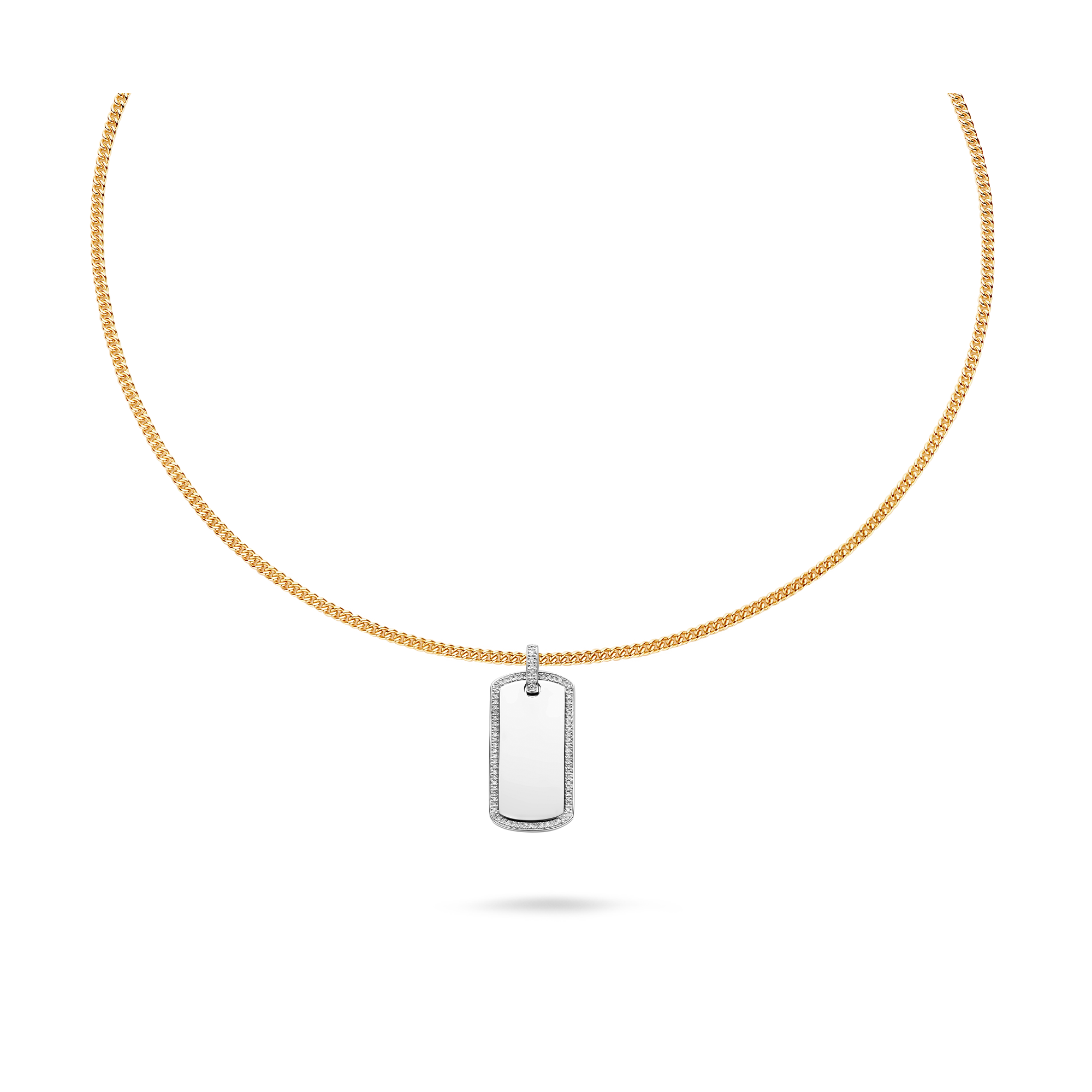 TROPHY BY GASSAN WG diamond dog tag 18.12485.001