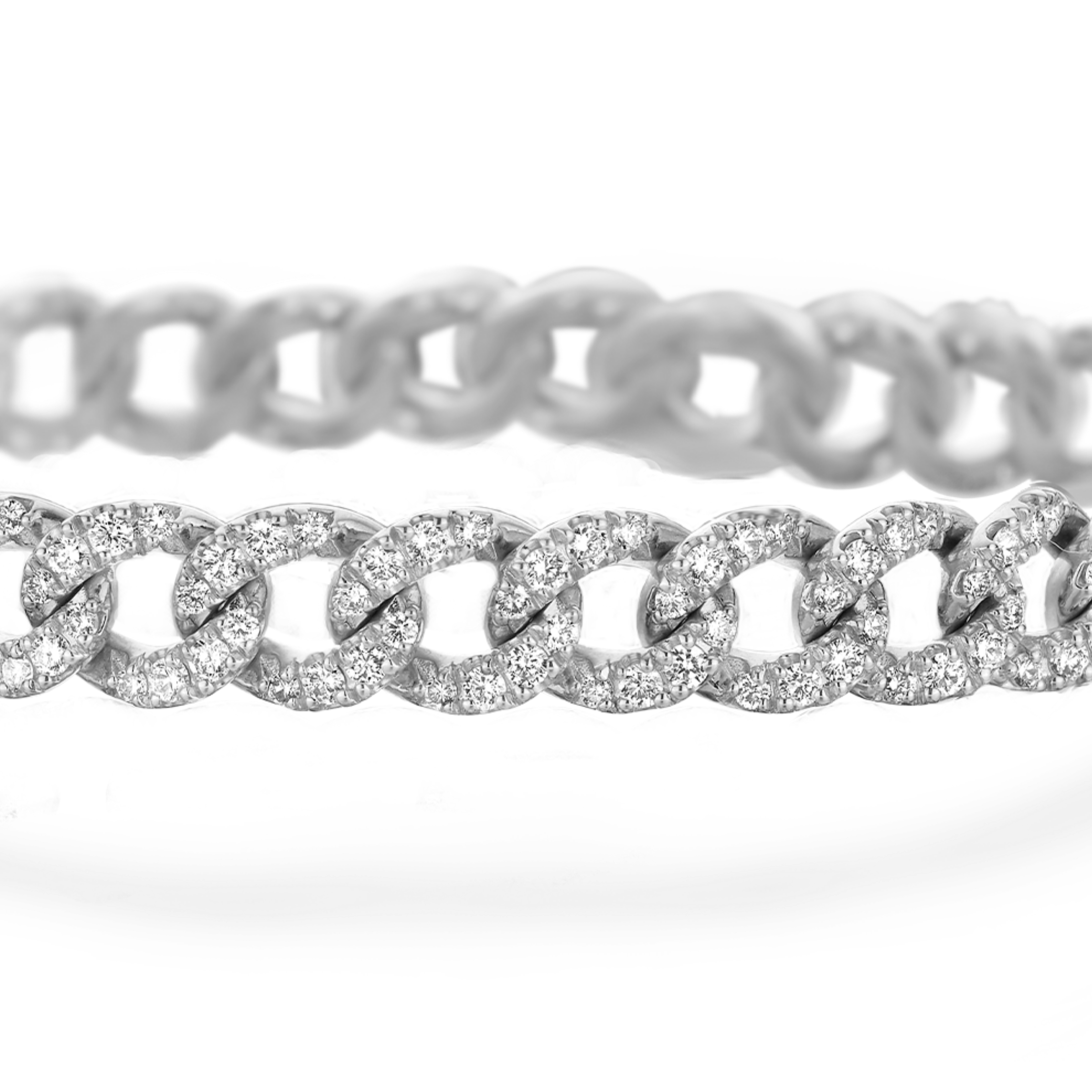 TROPHY BY GASSAN Armband Timeless Diamond Cuban Link