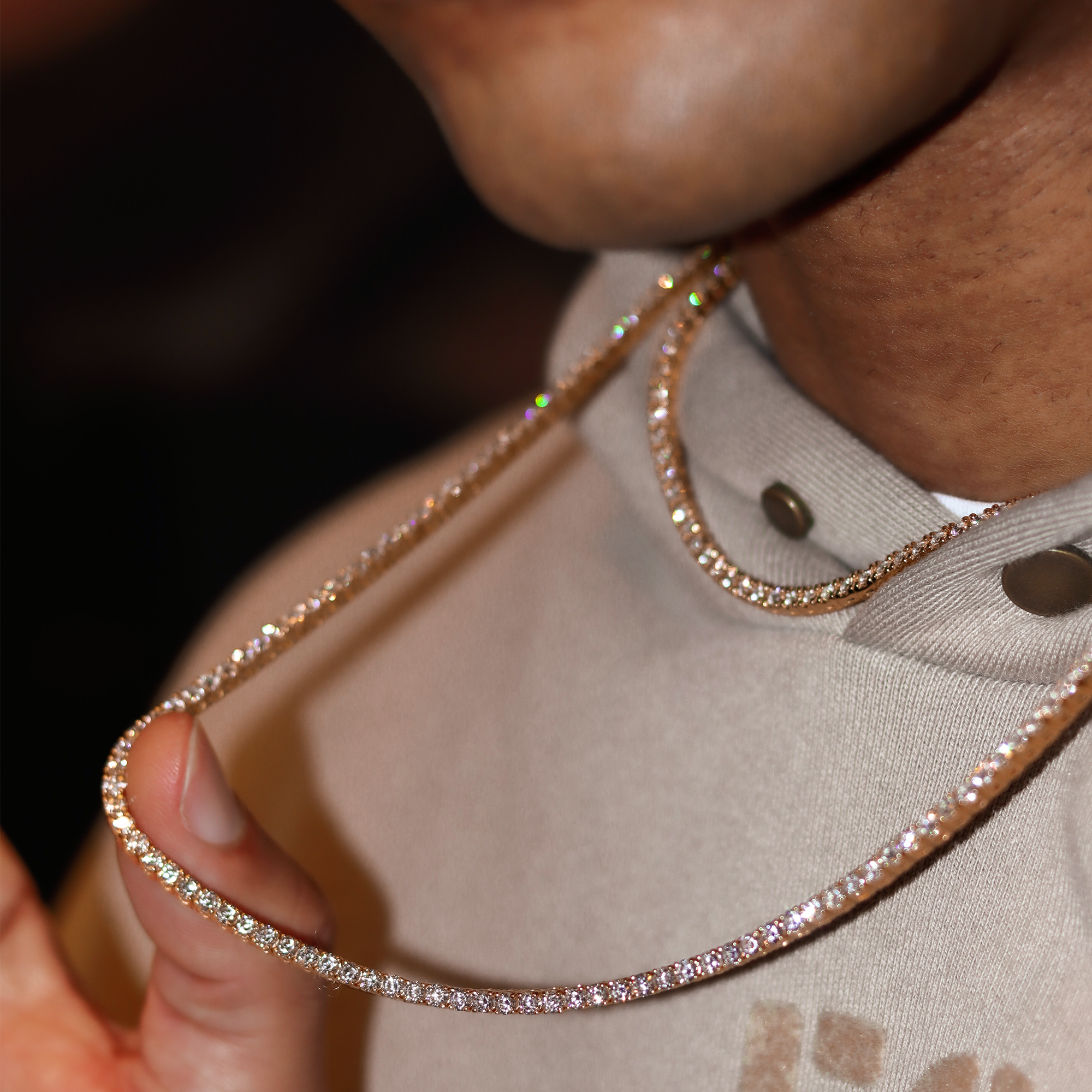 TROPHY BY GASSAN Collier Timeless White Diamond