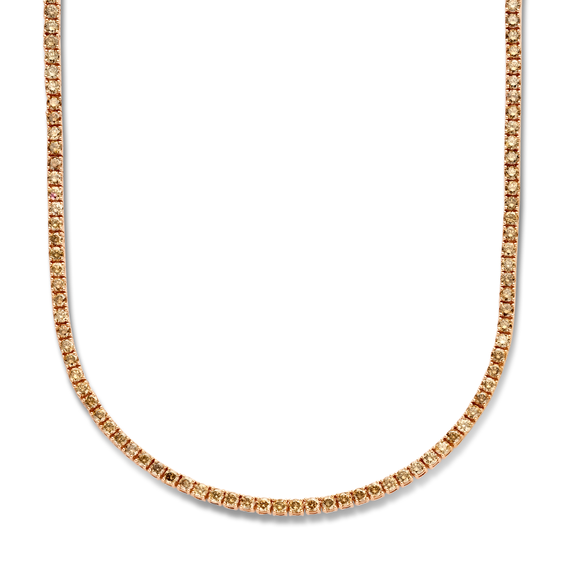 TROPHY BY GASSAN Collier Timeless Brown Diamond