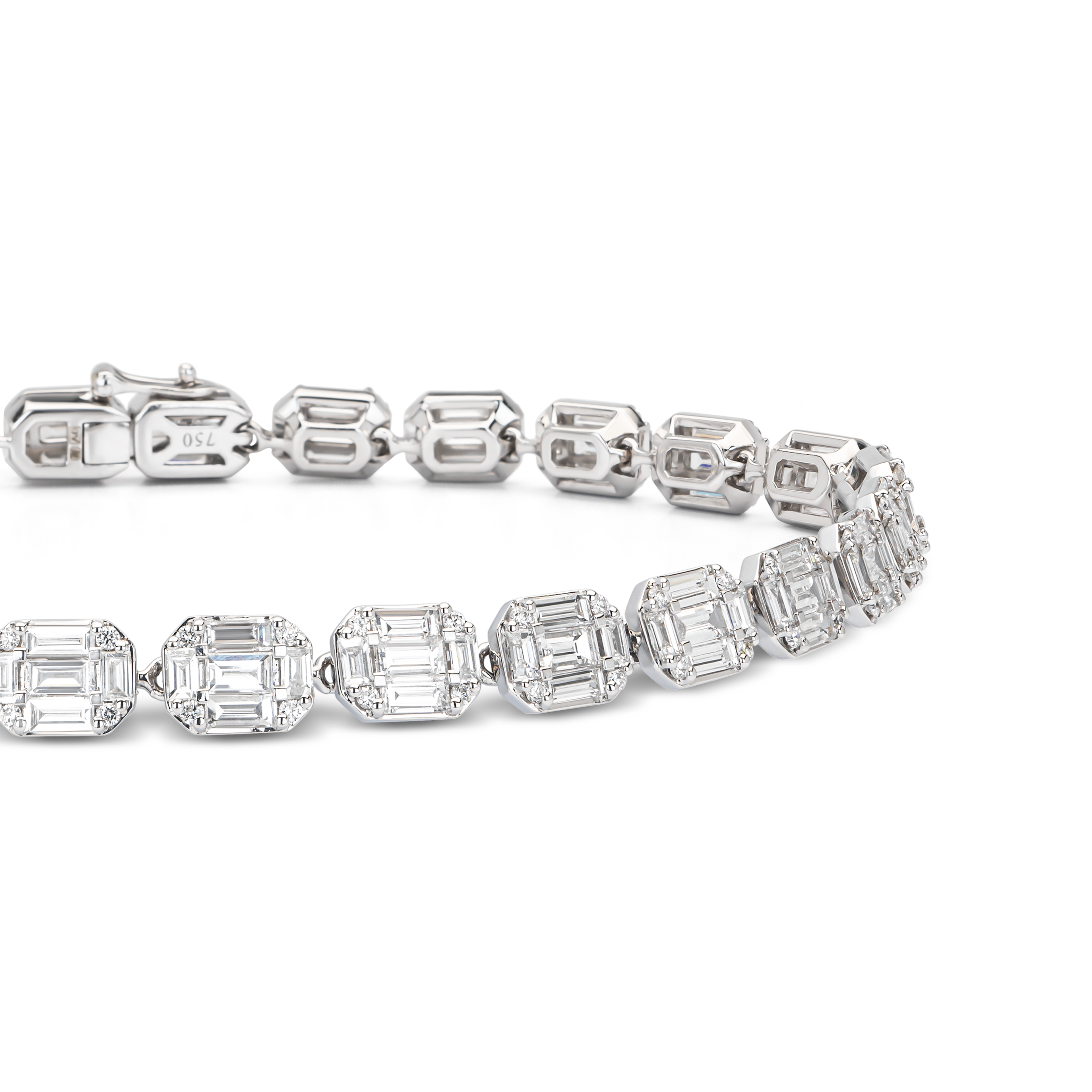 TROPHY BY GASSAN Armband Diamond Shape Baguette