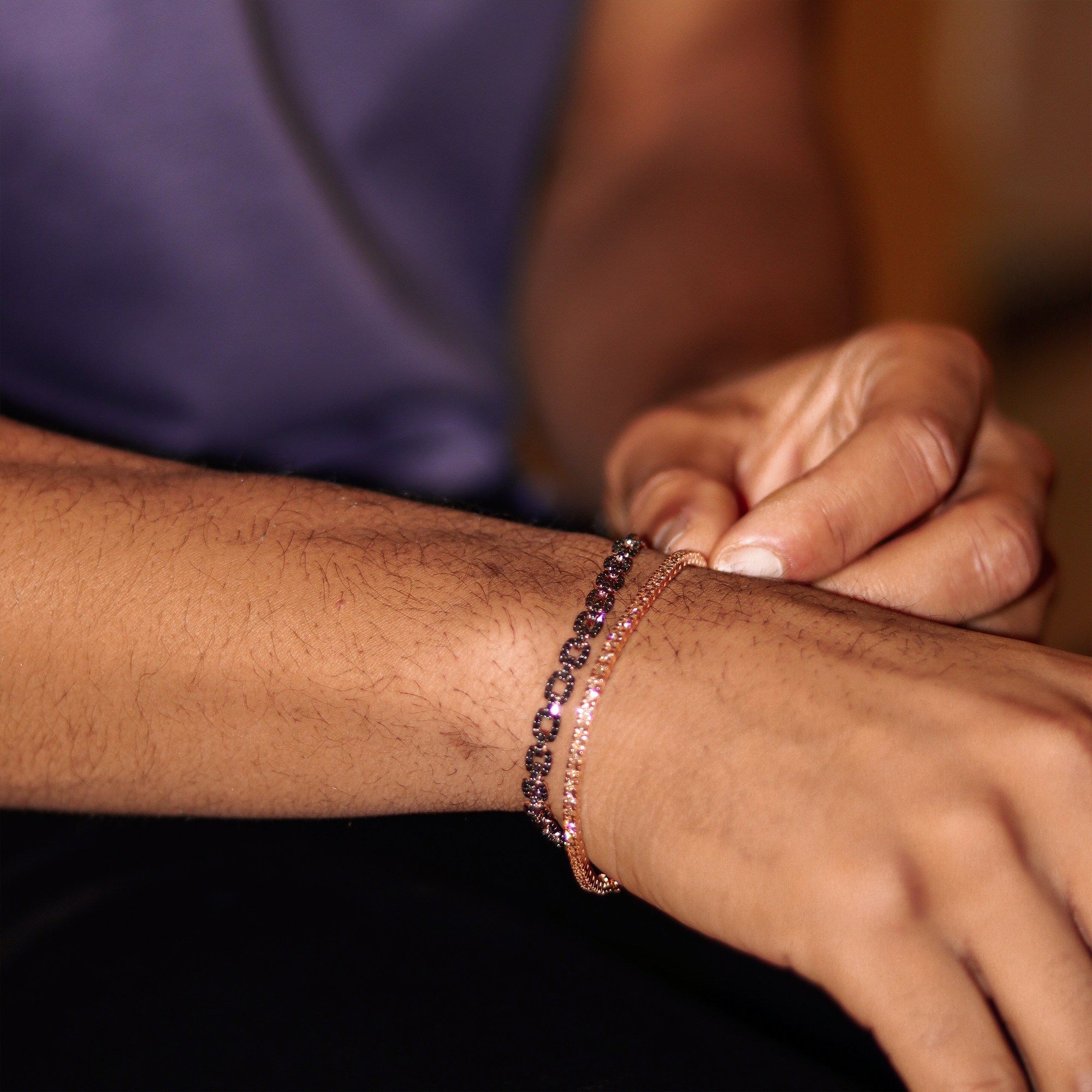TROPHY BY GASSAN Bracelet Timeless Brown Diamond