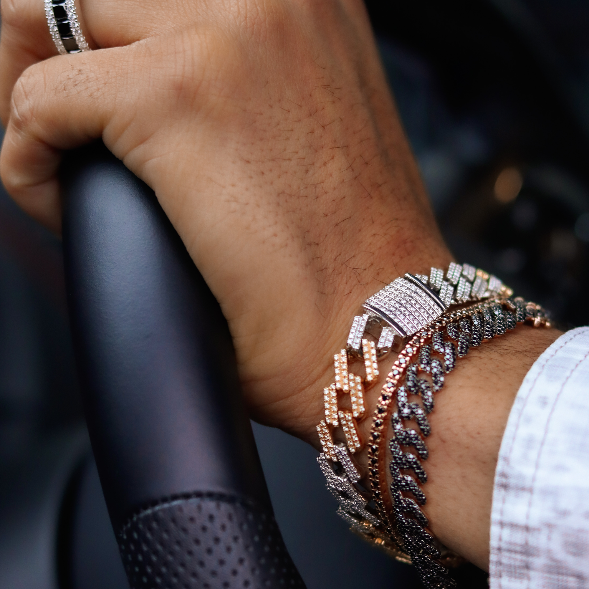 TROPHY BY GASSAN Armband Timeless Black Diamond