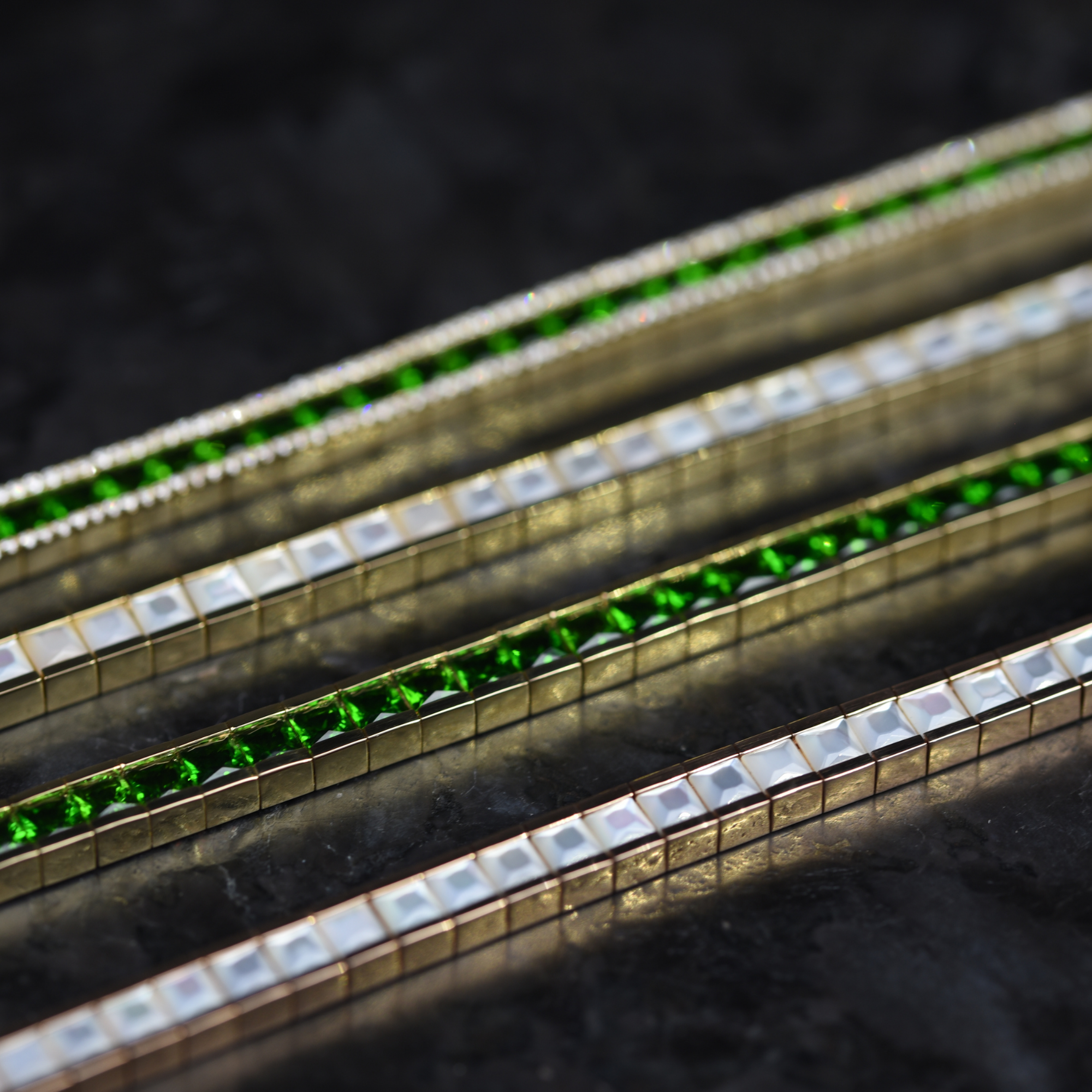 TROPHY BY GASSAN Armband  Gemstone Mother Of Pearl