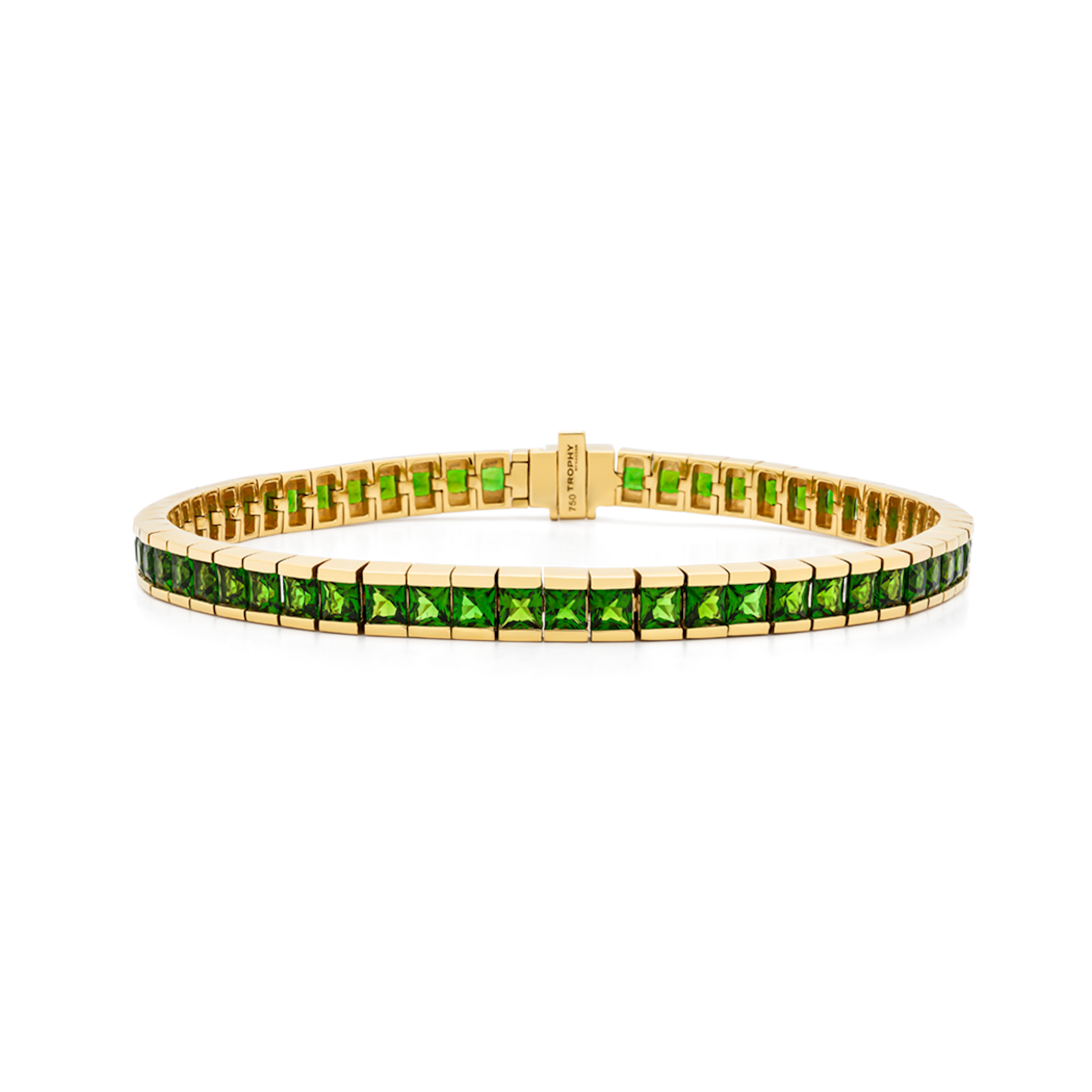 TROPHY BY GASSAN Armband Gemstone Green Diopside