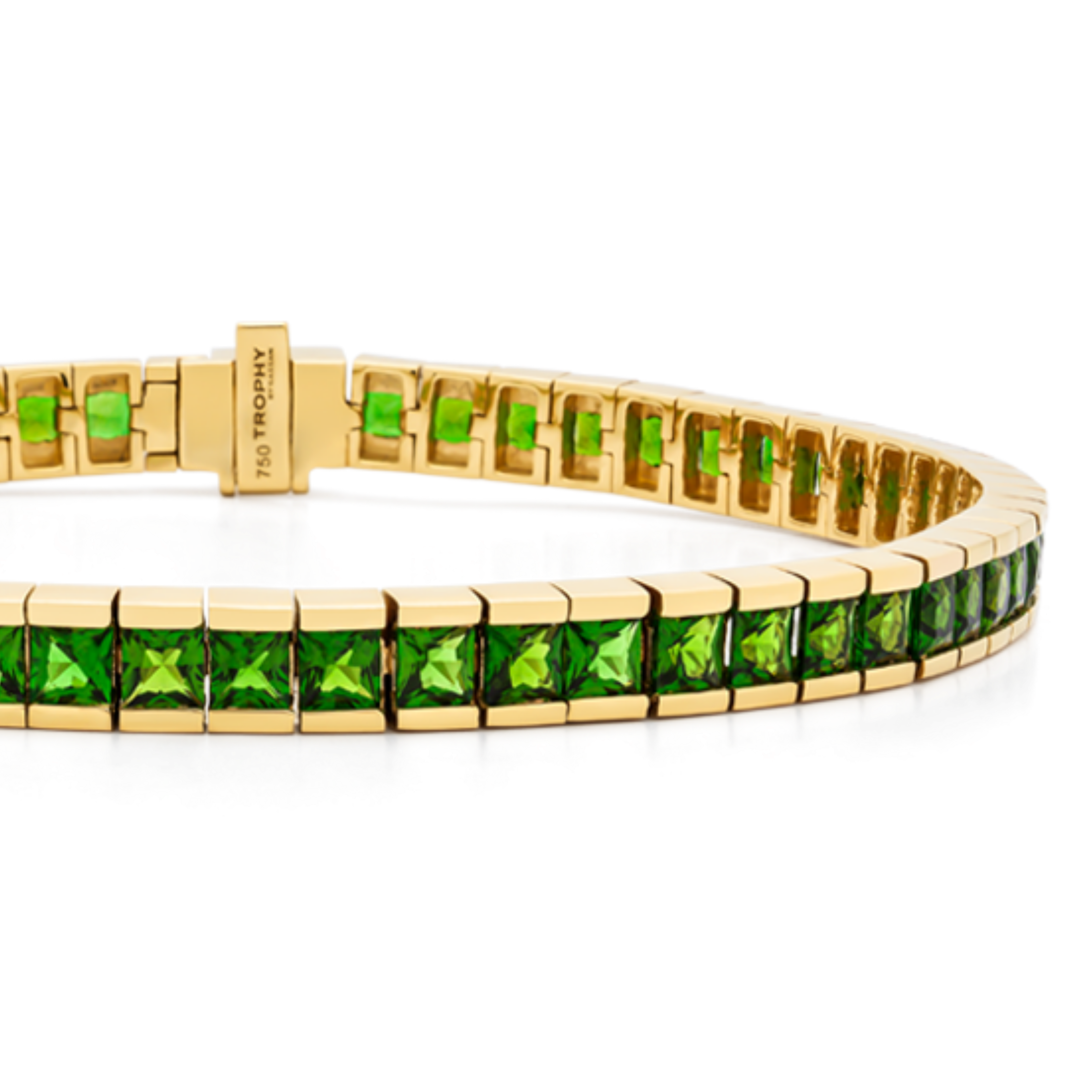 TROPHY BY GASSAN Armband Gemstone Green Diopside