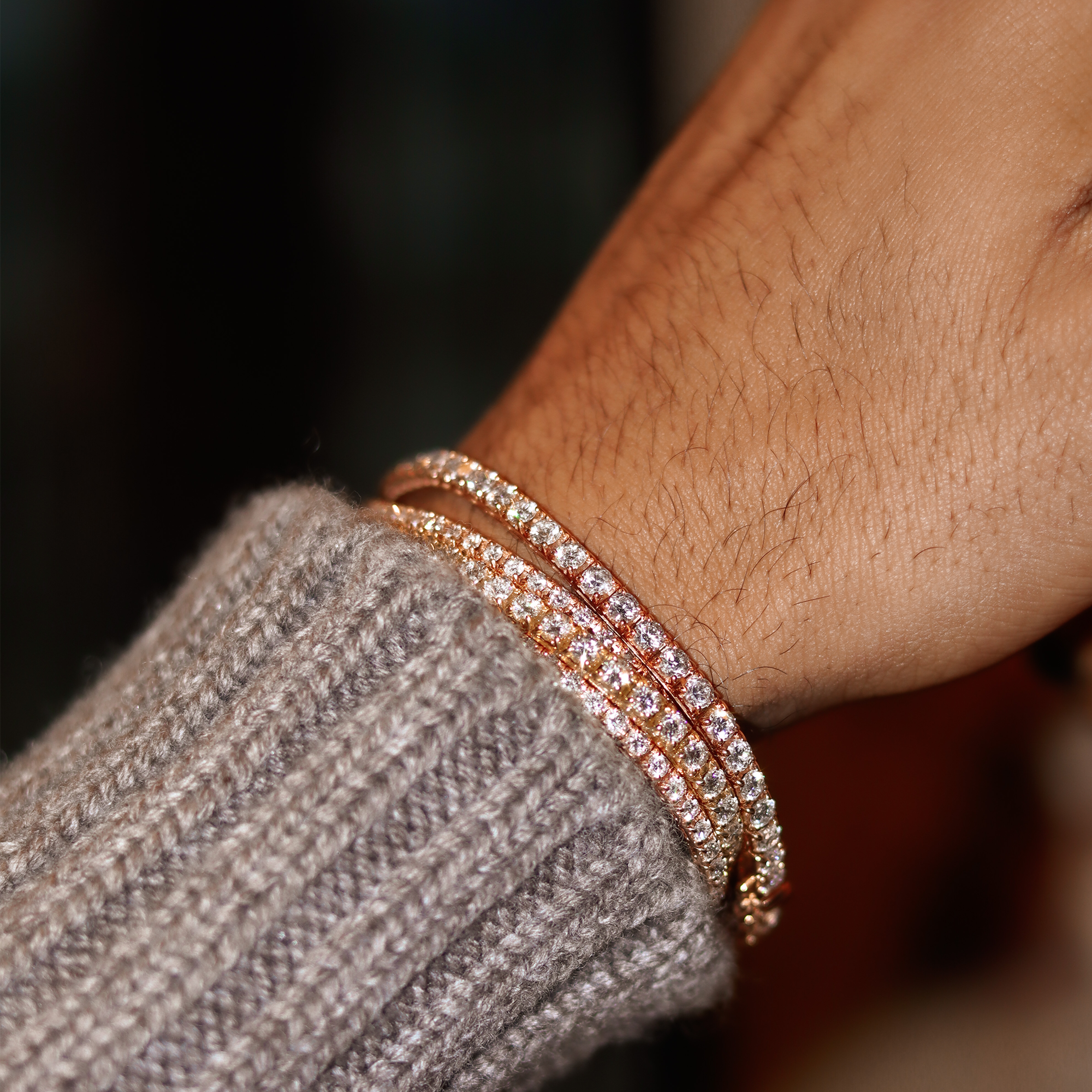 TROPHY BY GASSAN Armband Timeless Diamond Tennis