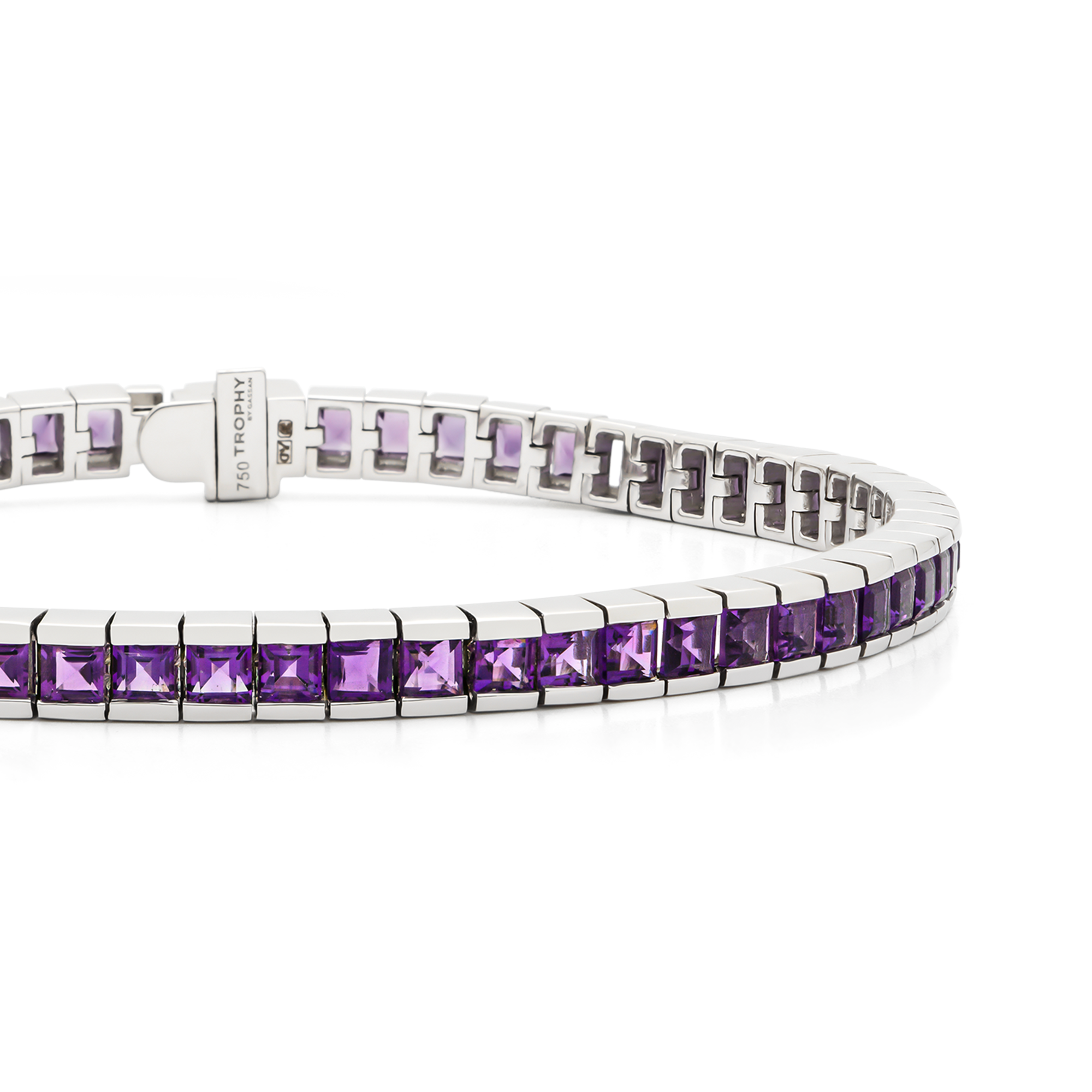 TROPHY BY GASSAN Armband Gemstone  Amethyst