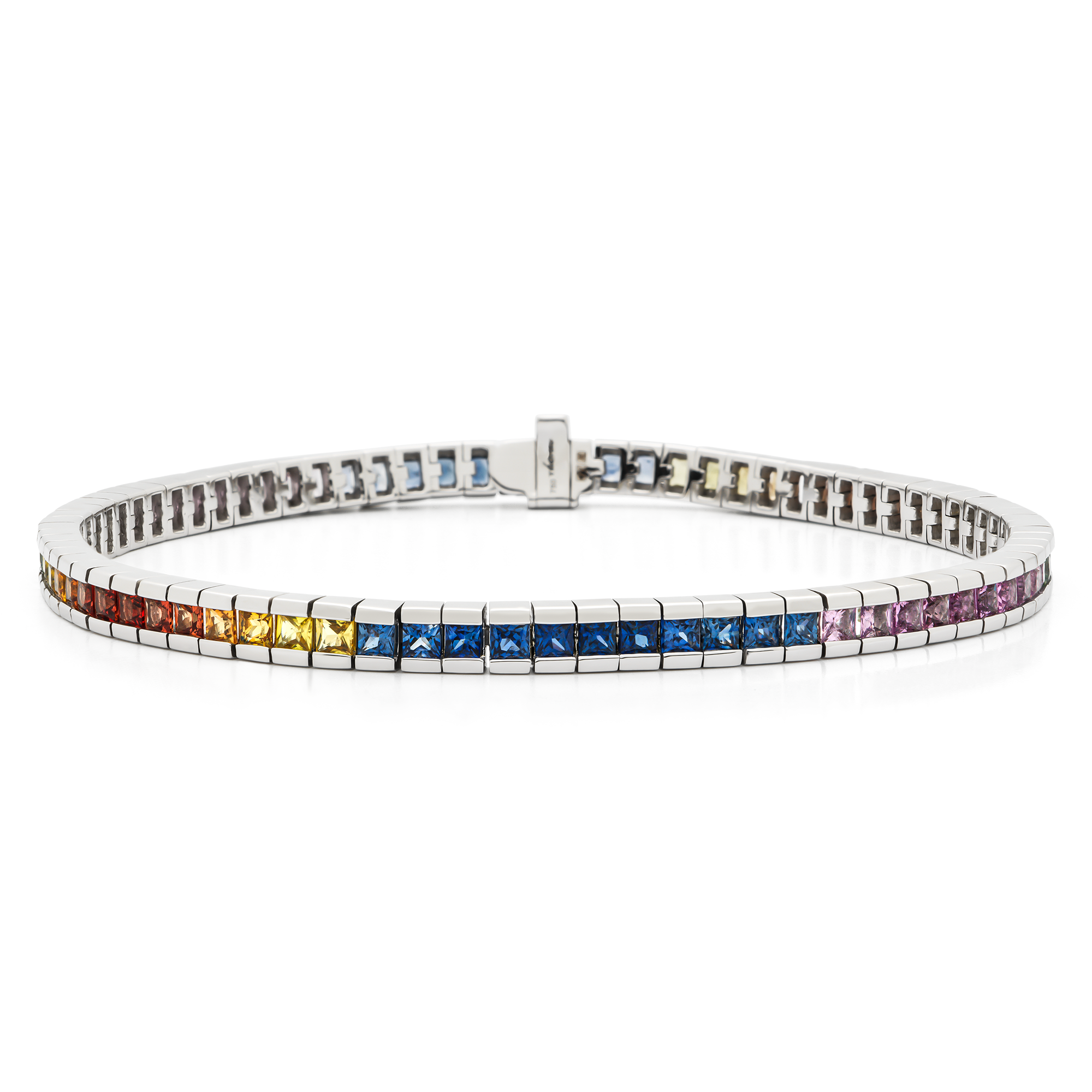 TROPHY BY GASSAN Armband Gemstone Multicolor Sapphire
