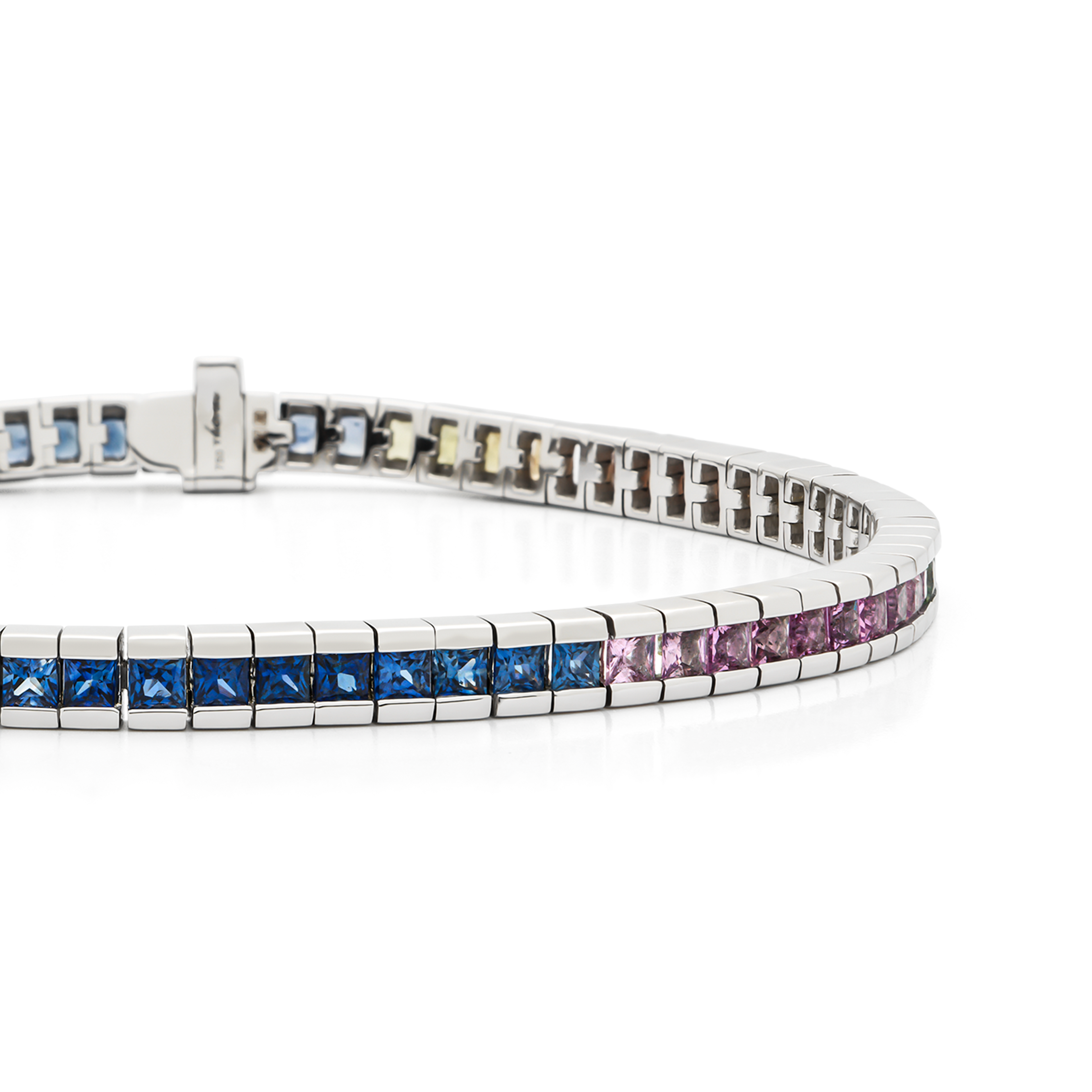 TROPHY BY GASSAN Armband Gemstone Multicolor Sapphire