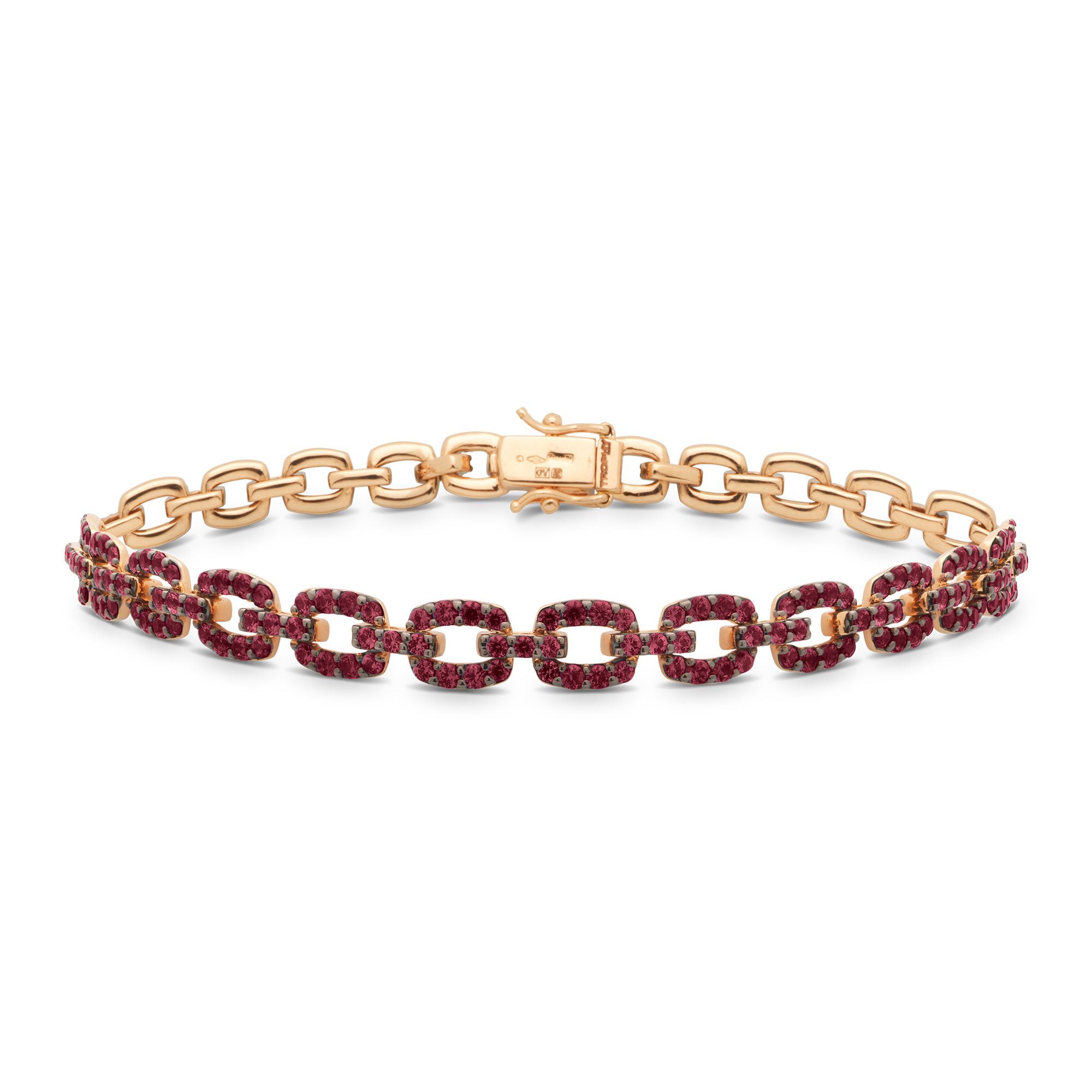 TROPHY BY GASSAN Armband Gemstone Ruby