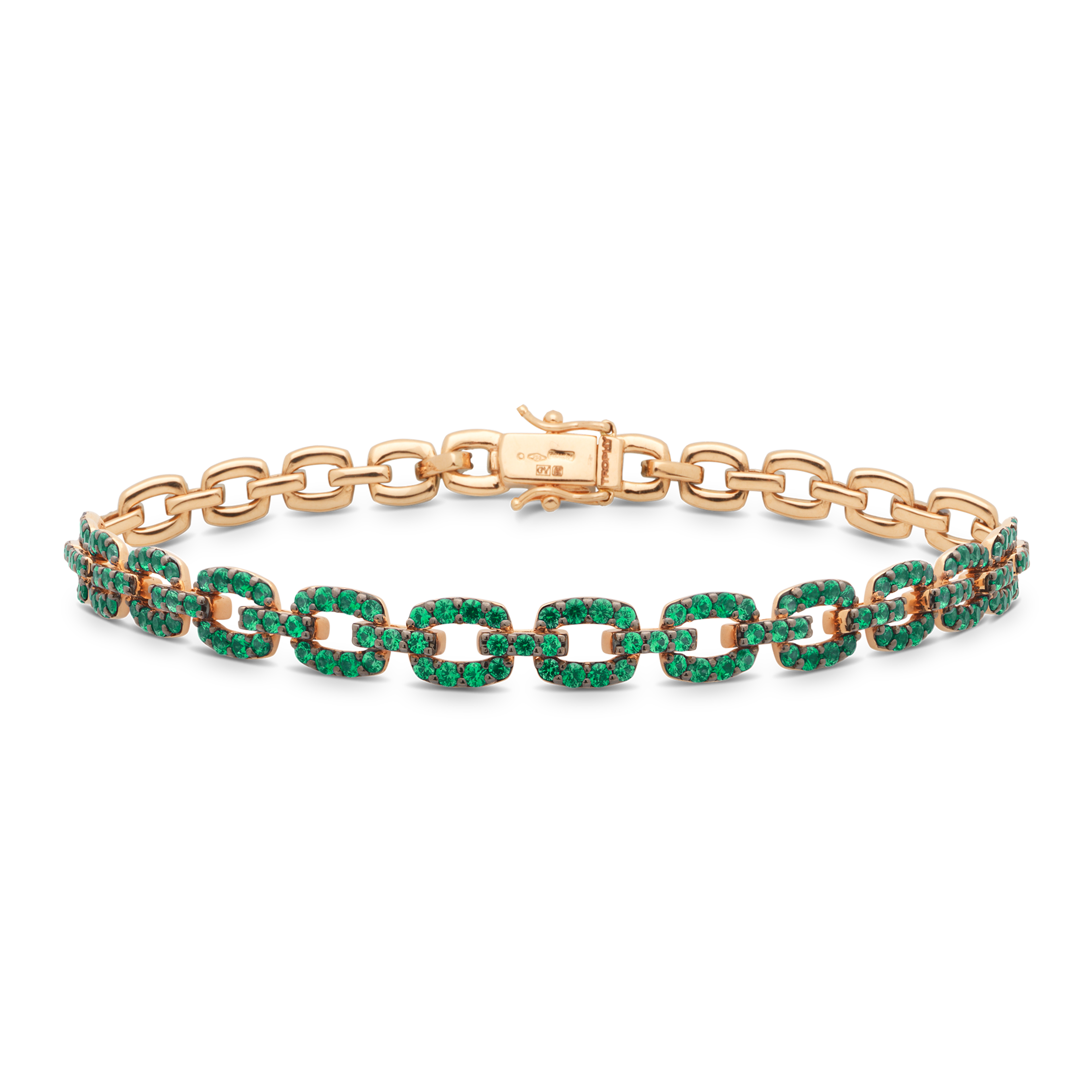 TROPHY BY GASSAN Bracelet Gemstone Emerald