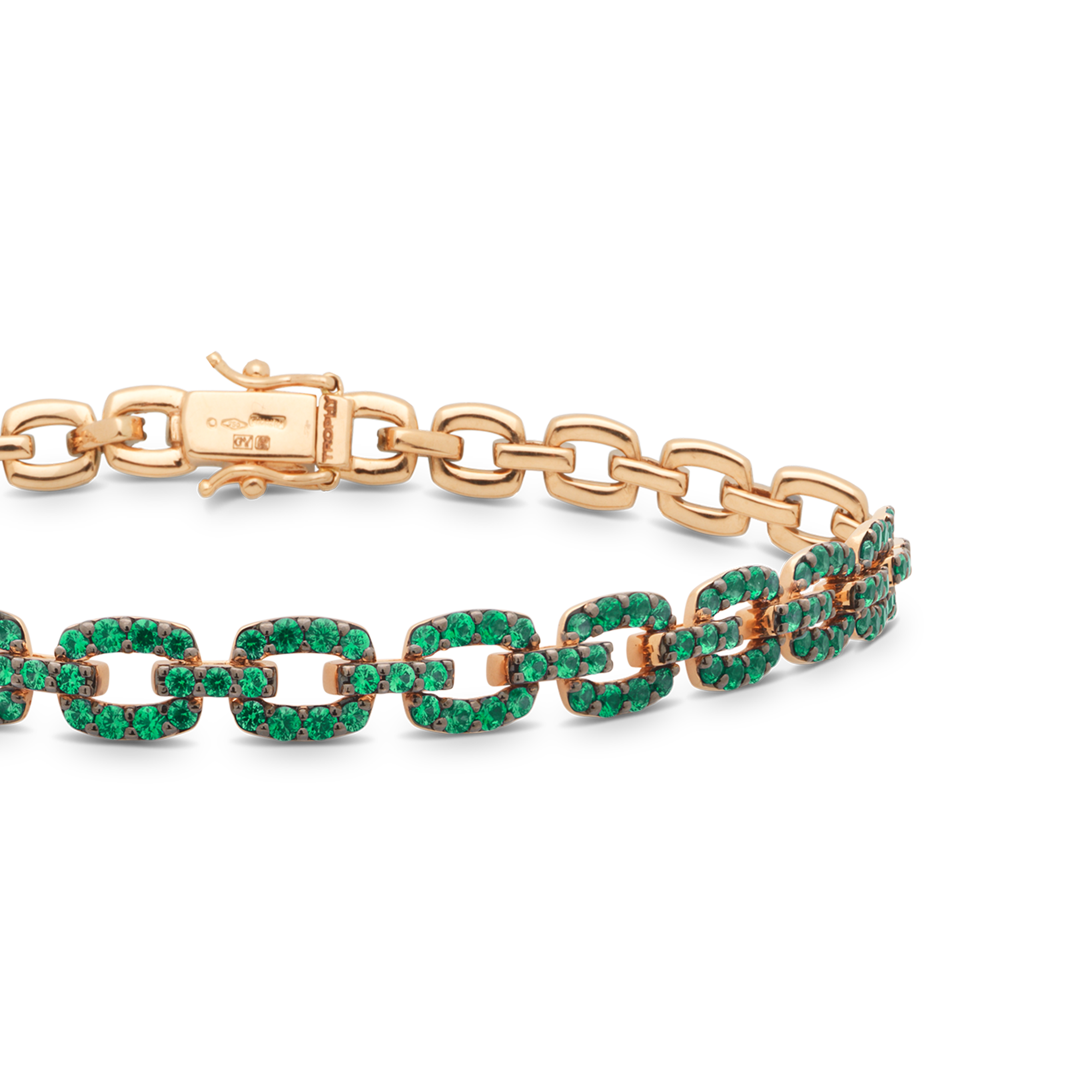 TROPHY BY GASSAN Bracelet Gemstone Emerald