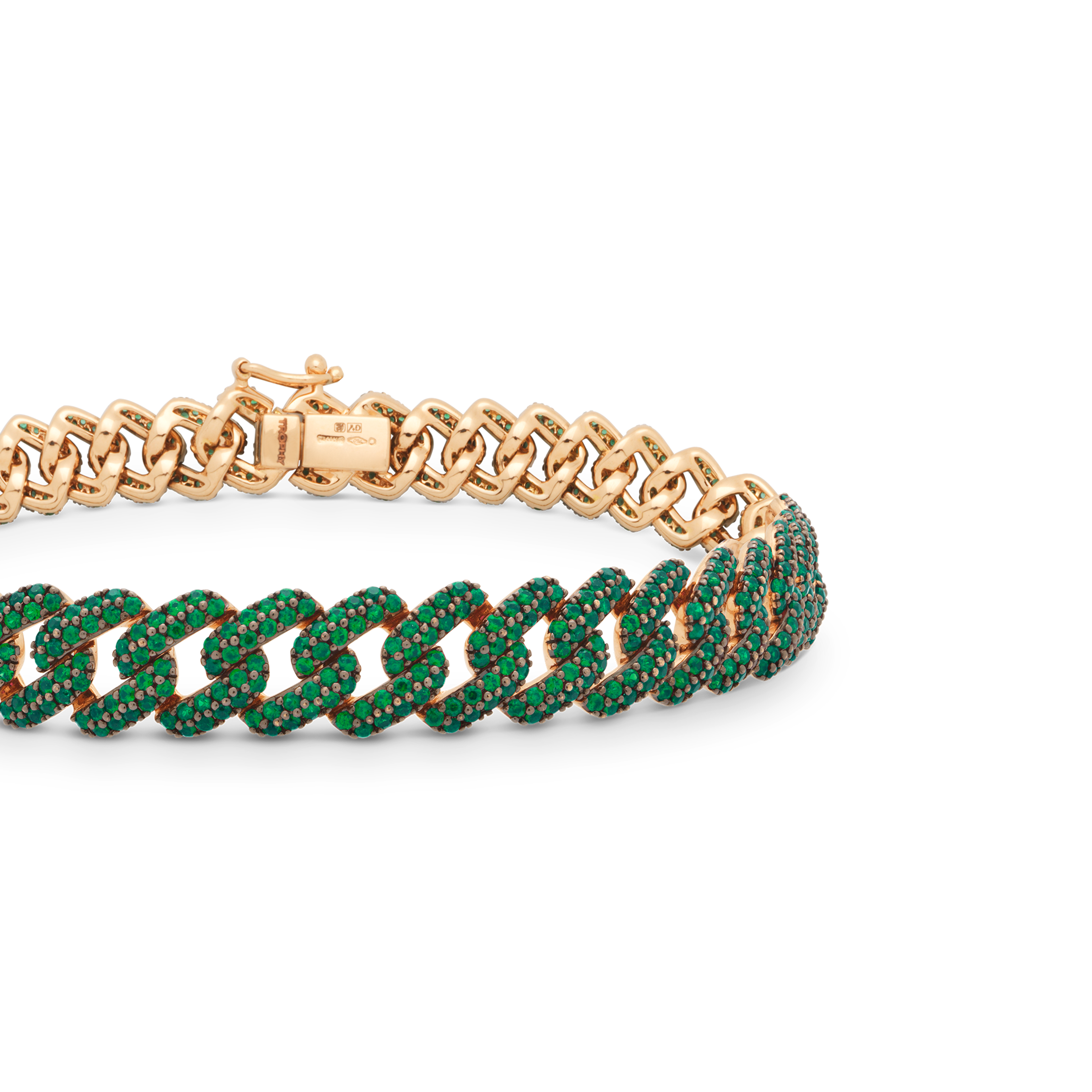 TROPHY BY GASSAN Armband Timeless Emerald