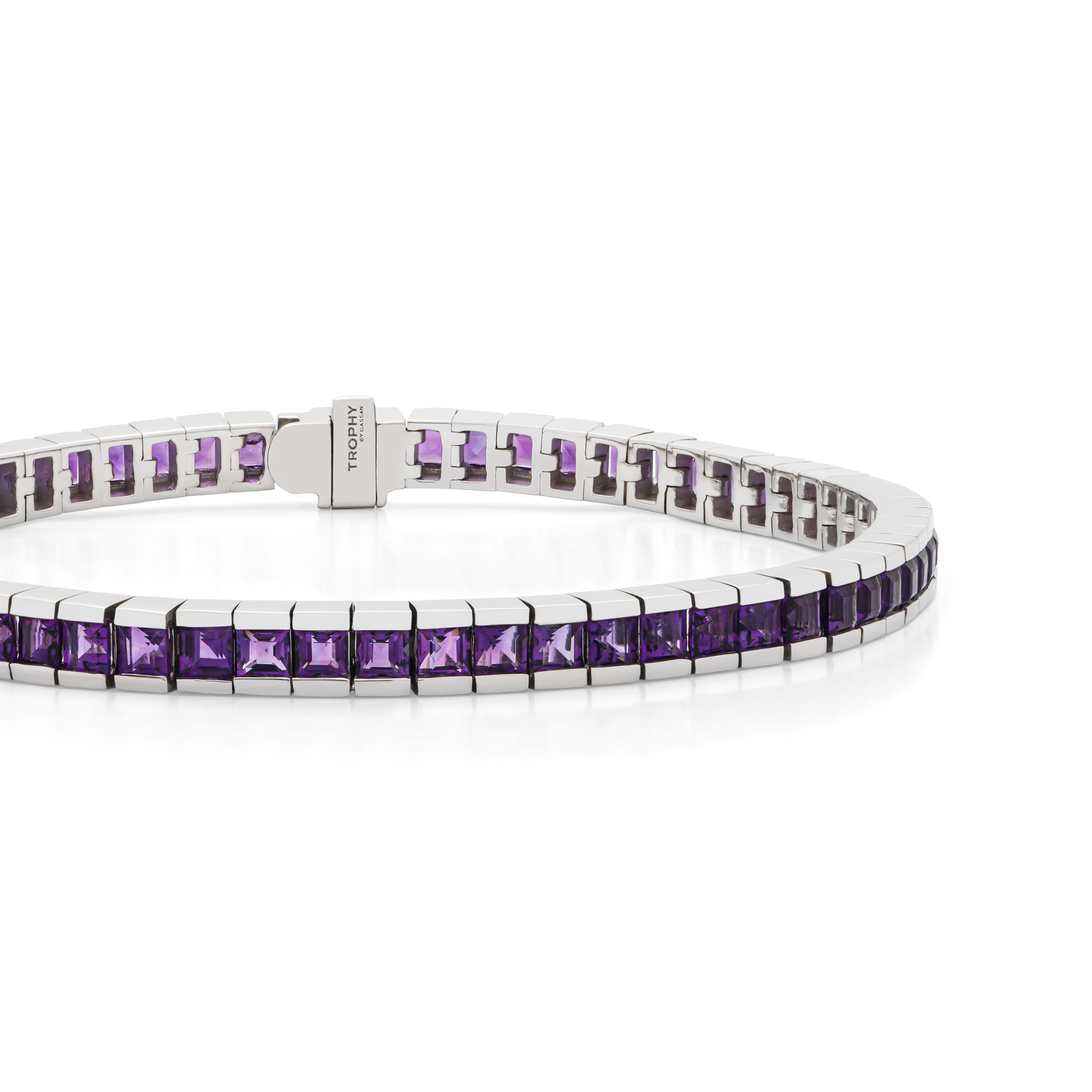 TROPHY BY GASSAN Armband Gemstone Amethyst