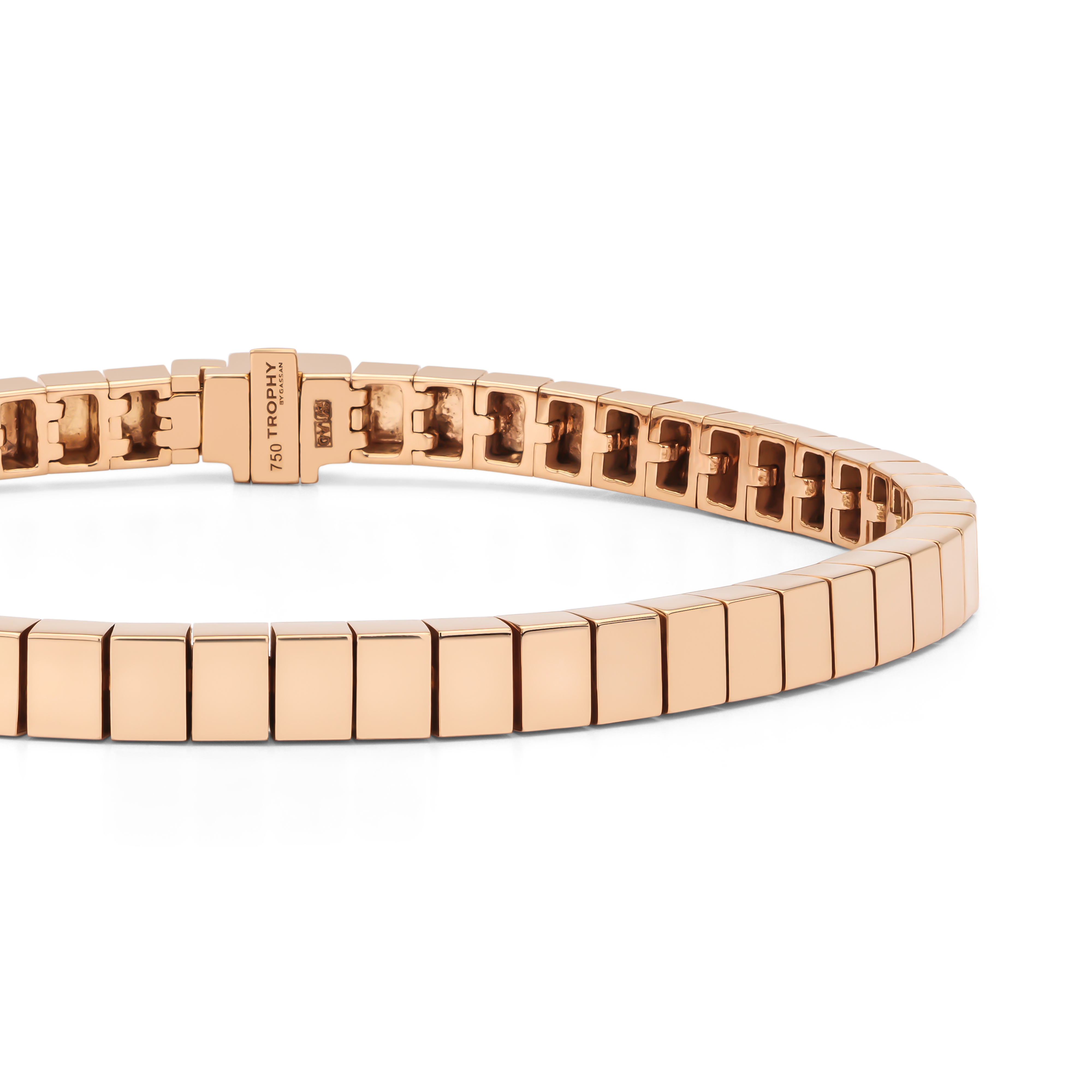 TROPHY BY GASSAN Armband Gemstone Gold Bar