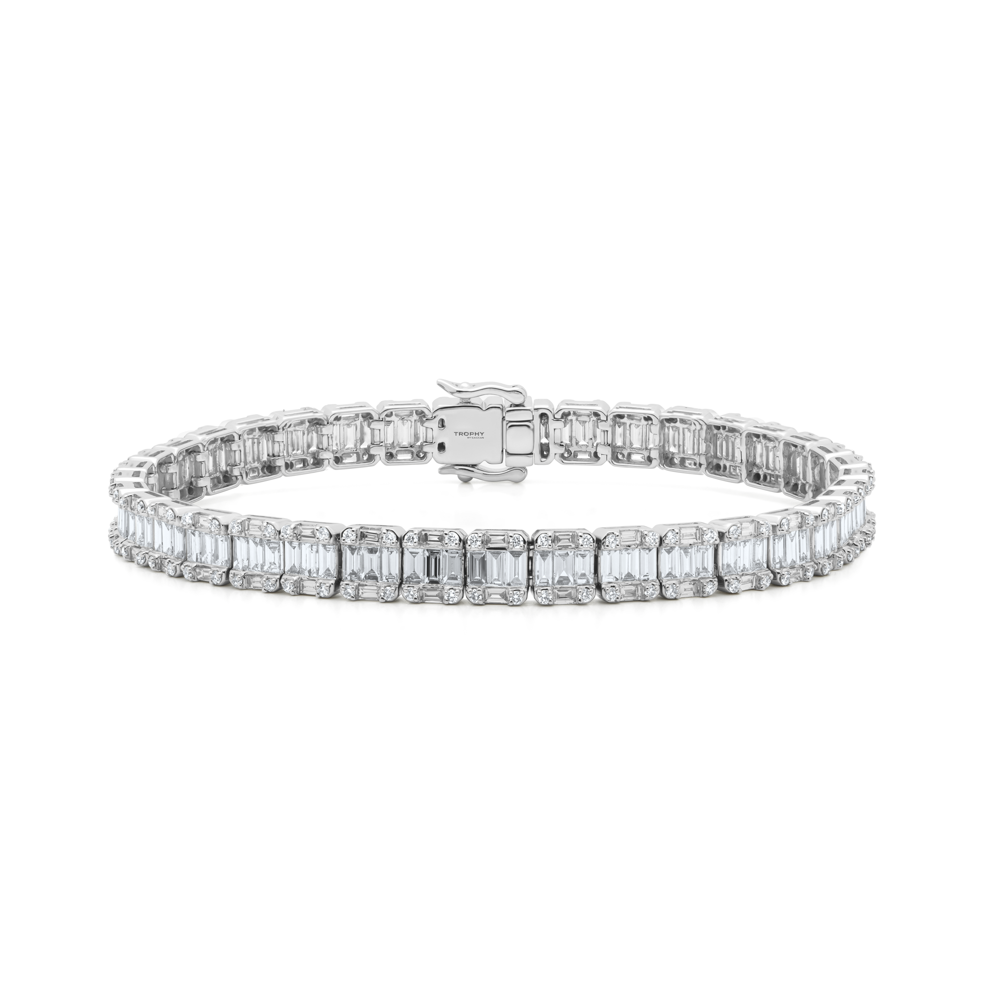 TROPHY BY GASSAN Armband Diamond Shape Diamond
