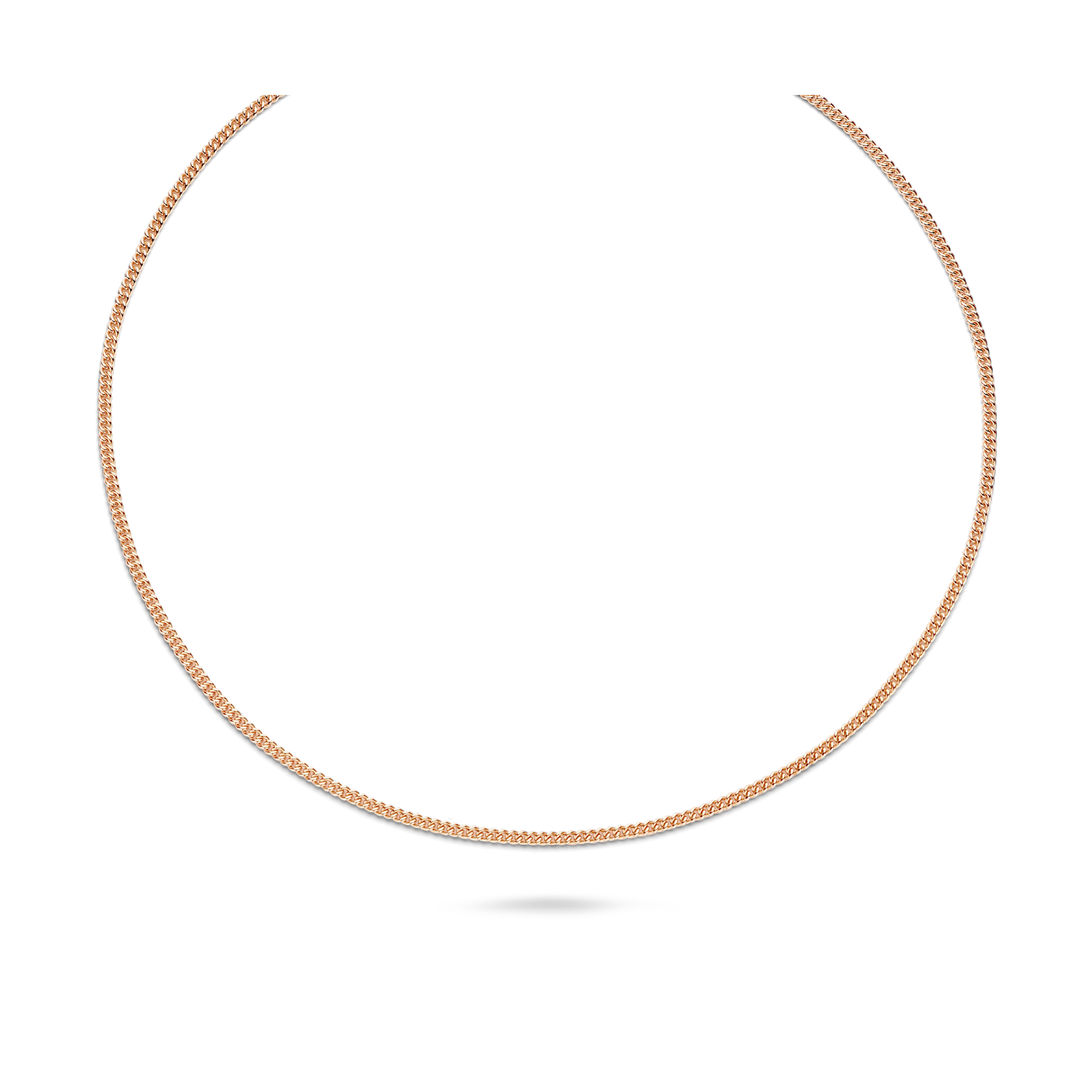 TROPHY BY GASSAN Necklace Timeless Curb Chain Round