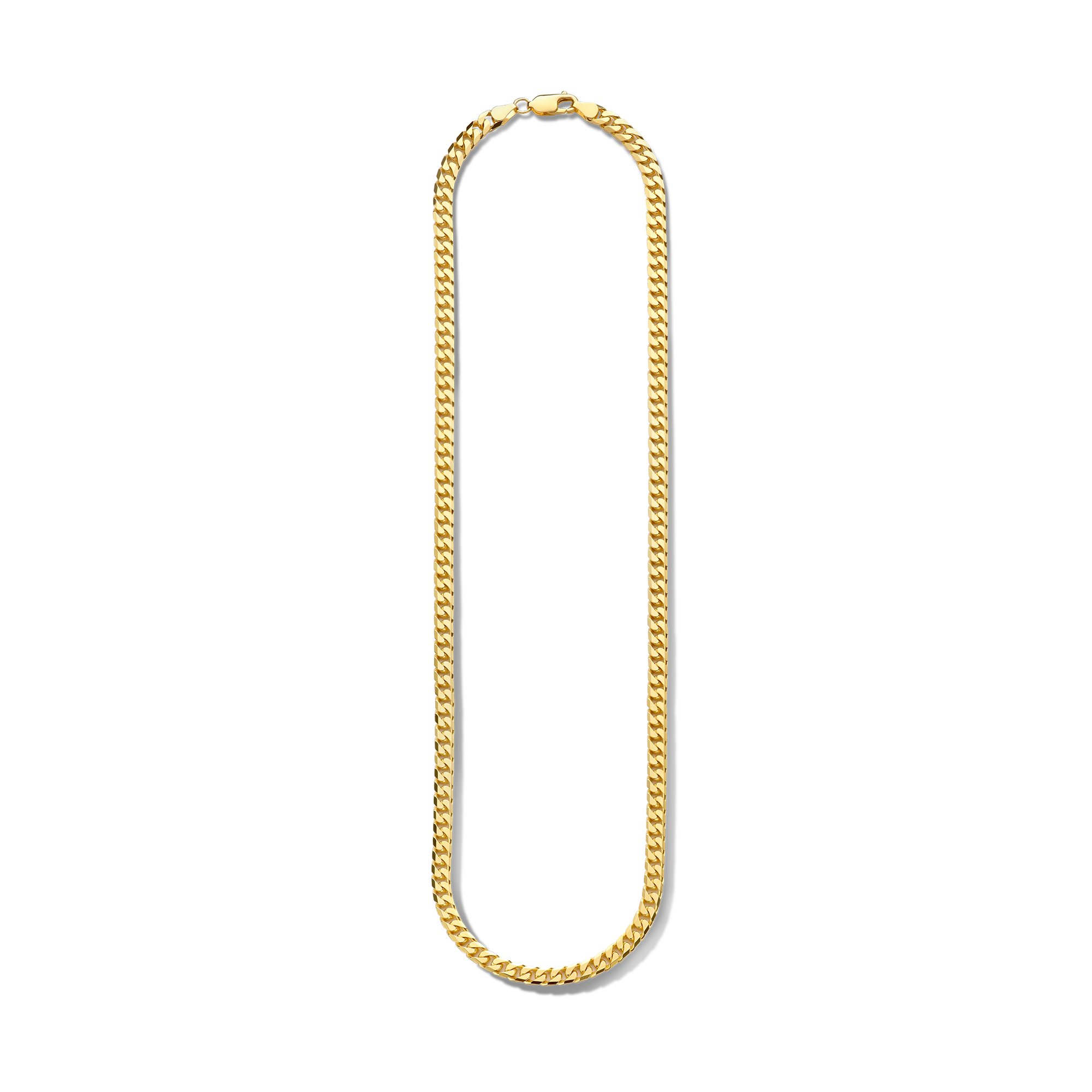 TROPHY BY GASSAN Necklace Timeless Curb Chain Round