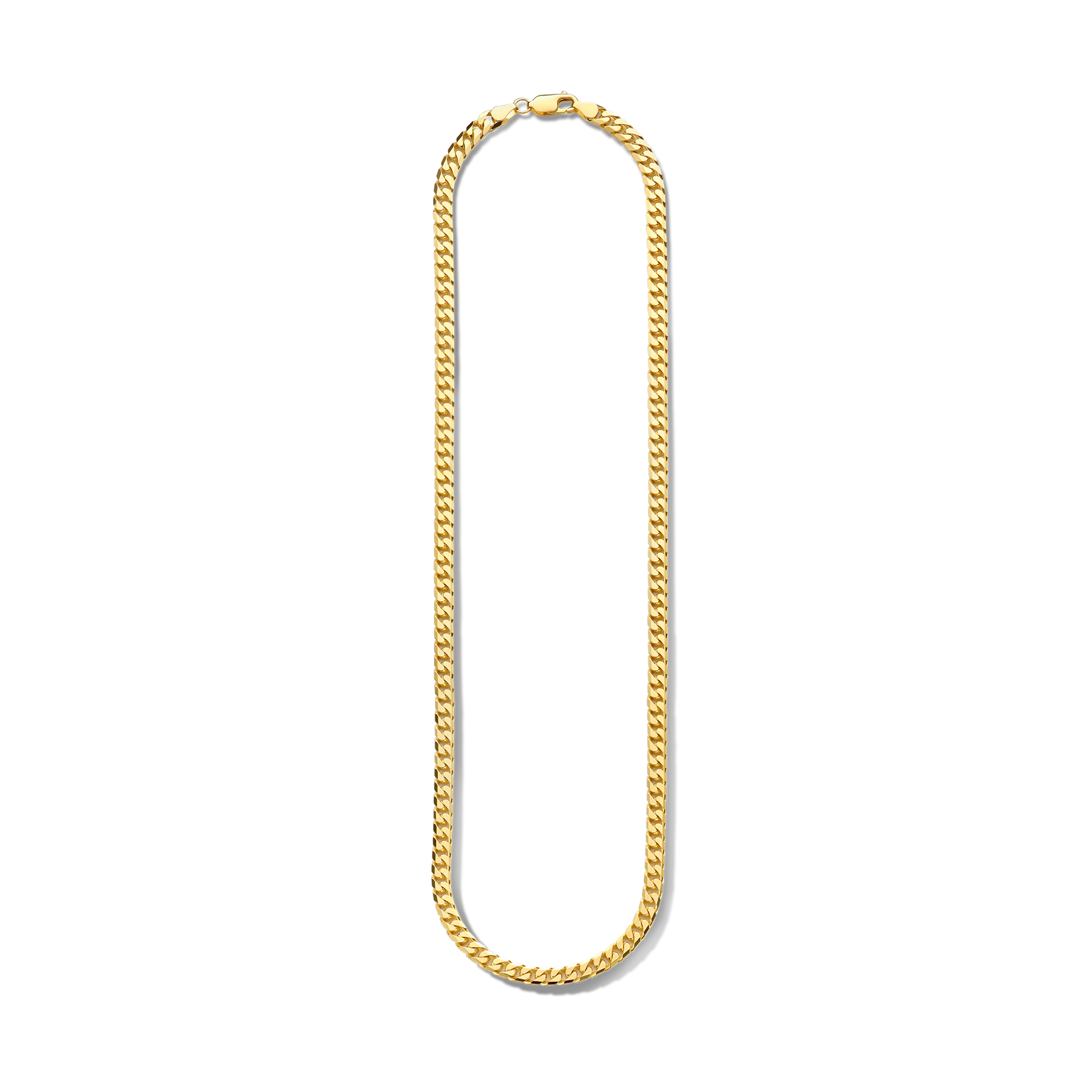 TROPHY BY GASSAN Necklace Timeless Curb Chain Round
