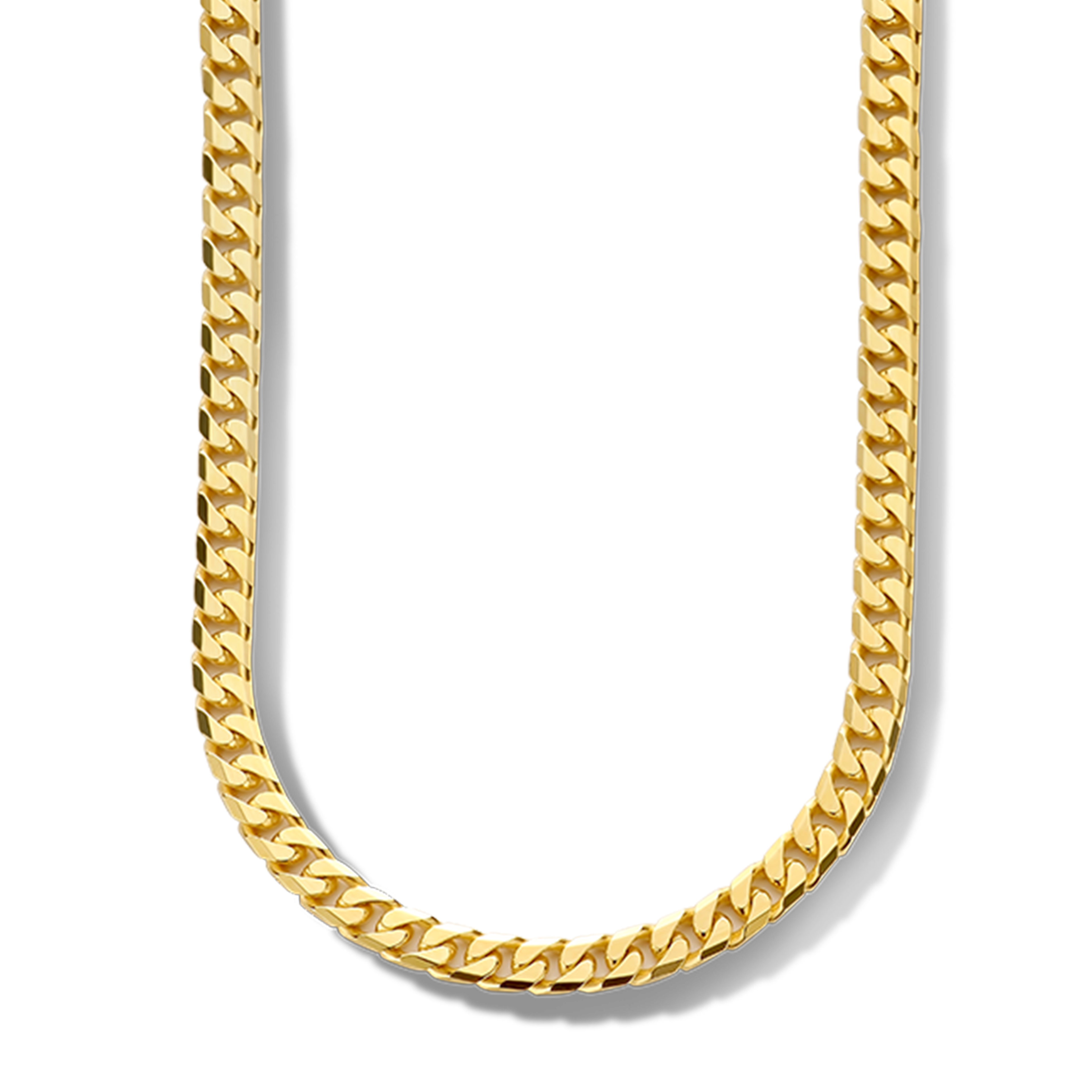 TROPHY BY GASSAN Necklace Timeless Curb Chain Round
