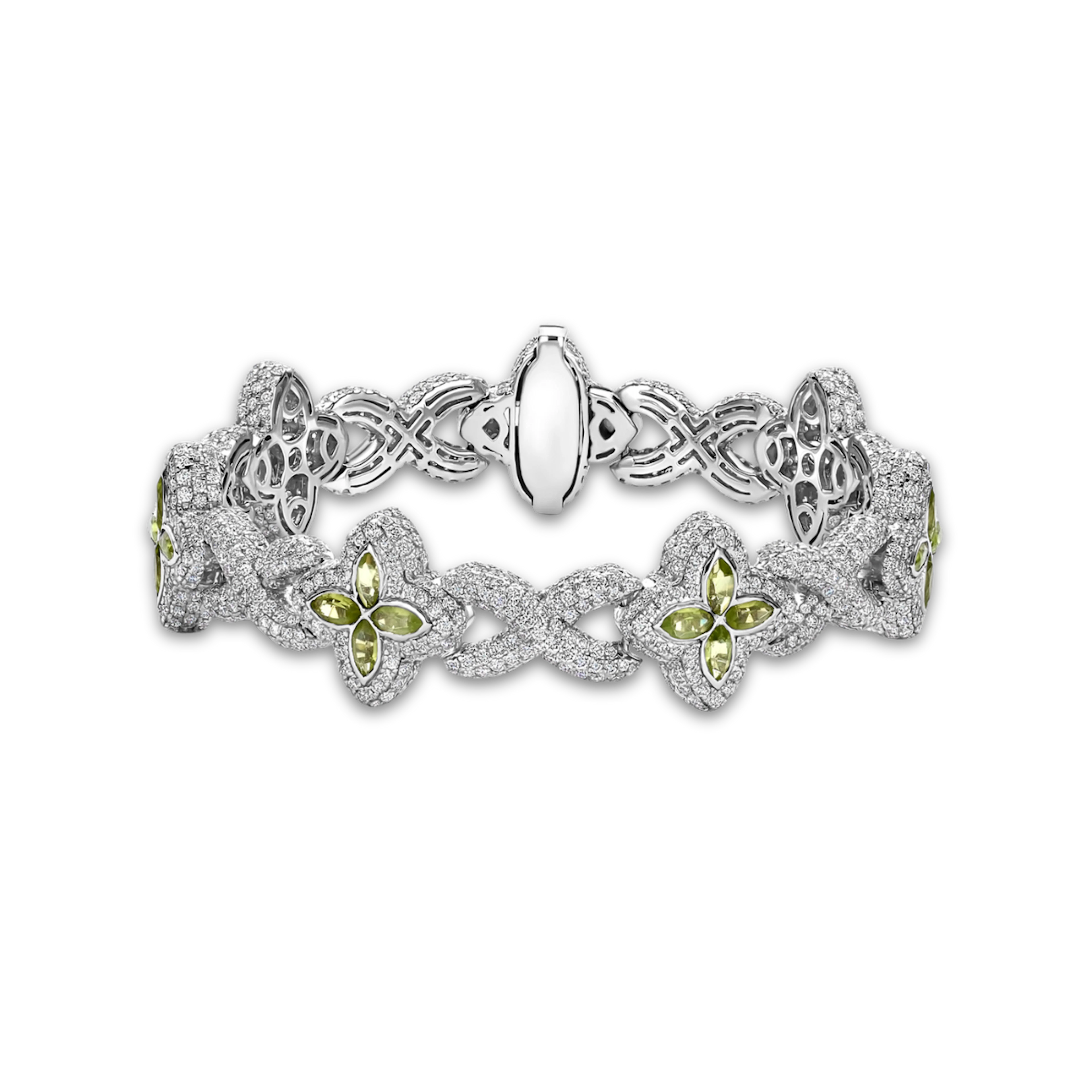 TROPHY BY GASSAN Diamond & Colorstone Bracelet