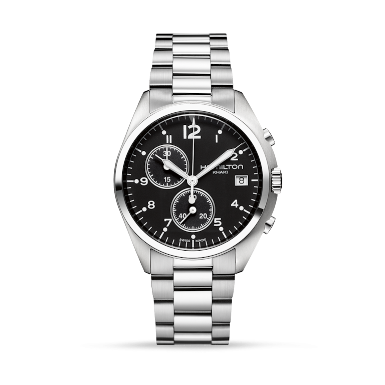 Hamilton khaki pilot pioneer chronograph automatic watch hot sale