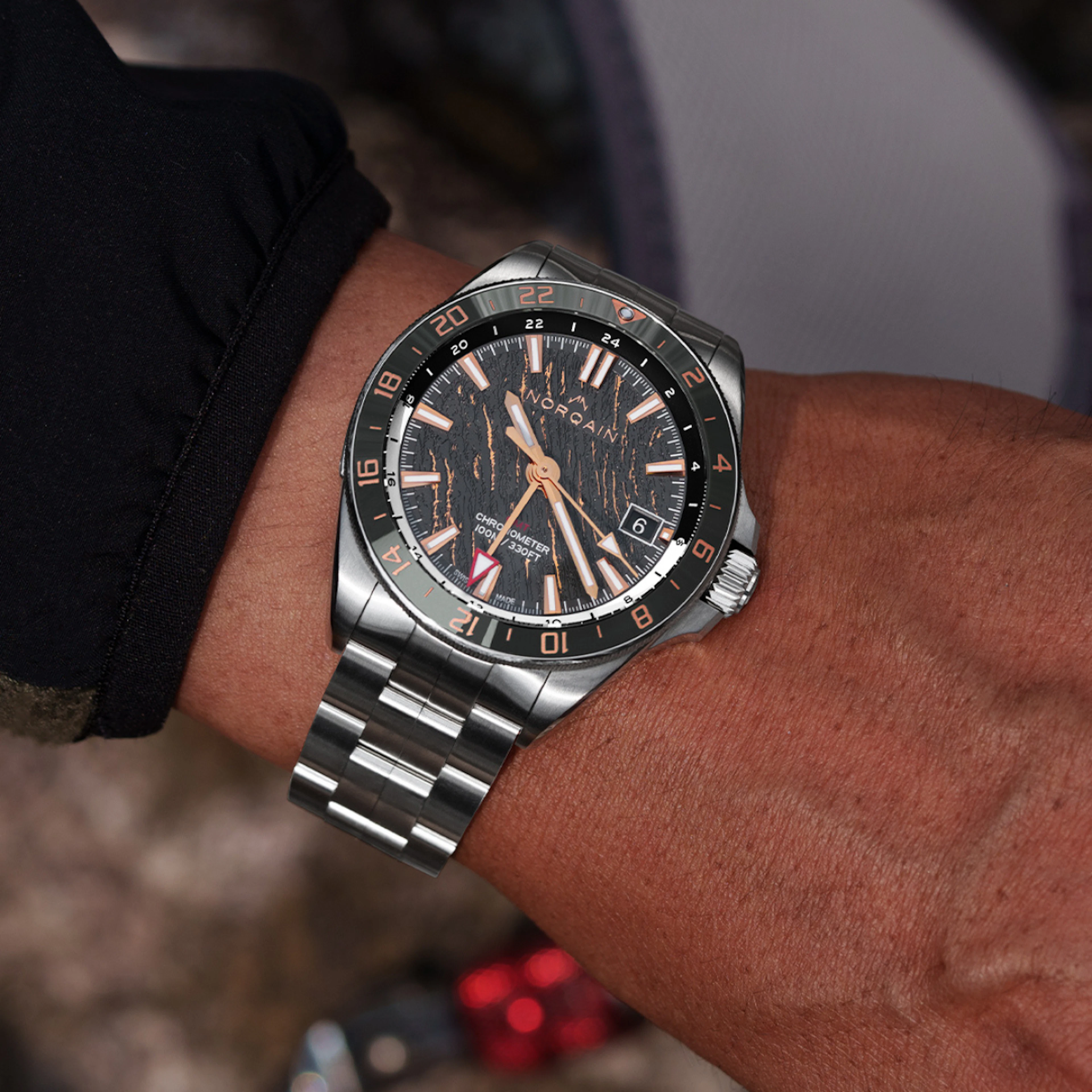 Montres Norqain Neverest GMT Glacier