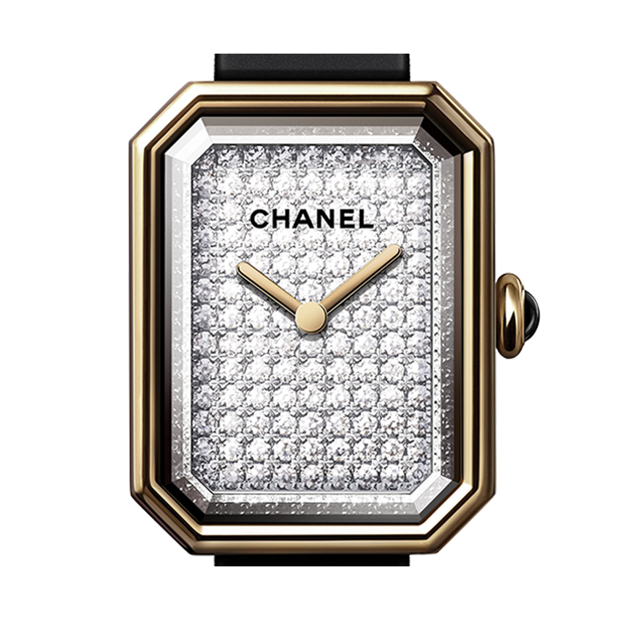 Chanel Premiere Velours Watch Yellow Gold Black  THE PURSE AFFAIR