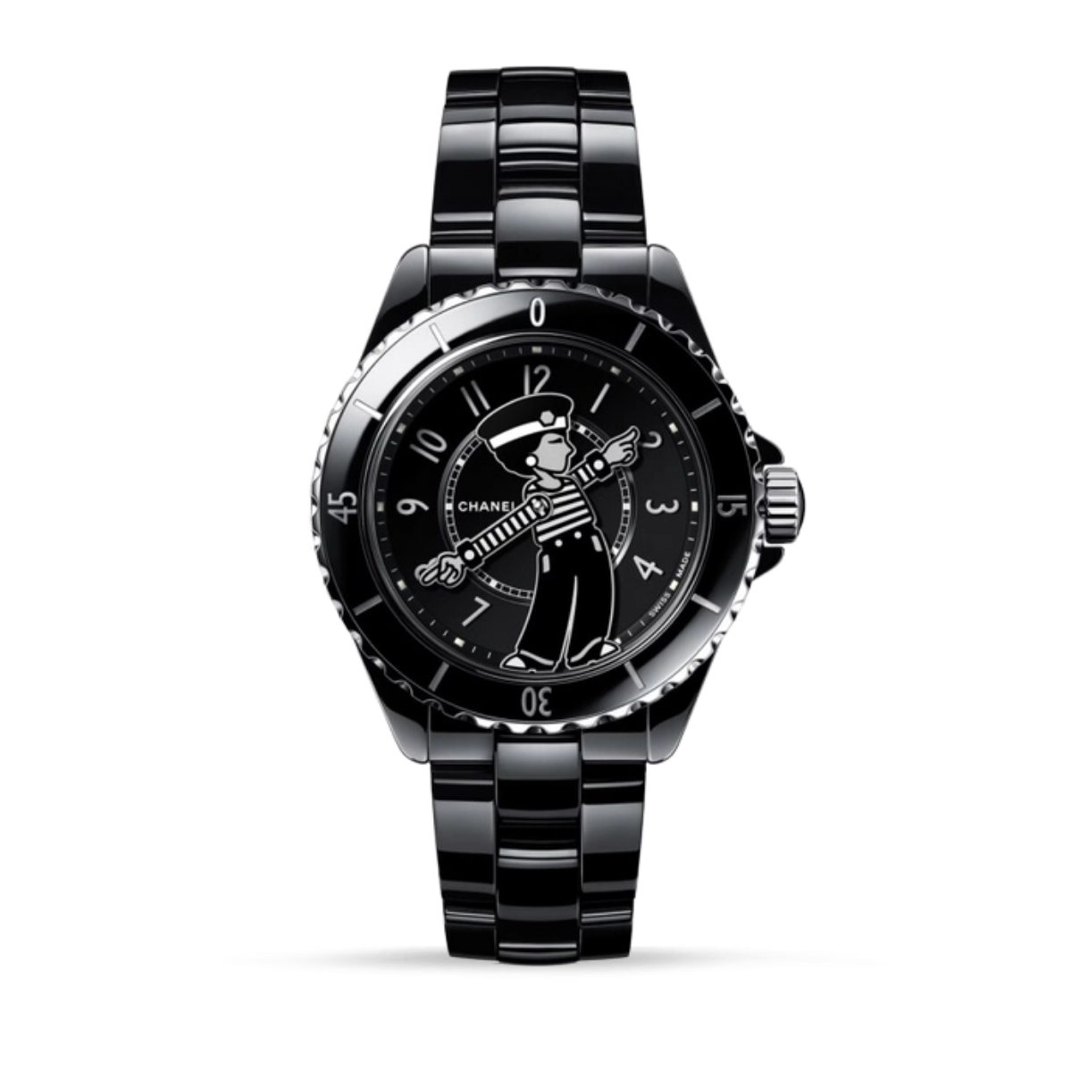 CHANEL Mademoiselle J12 Black