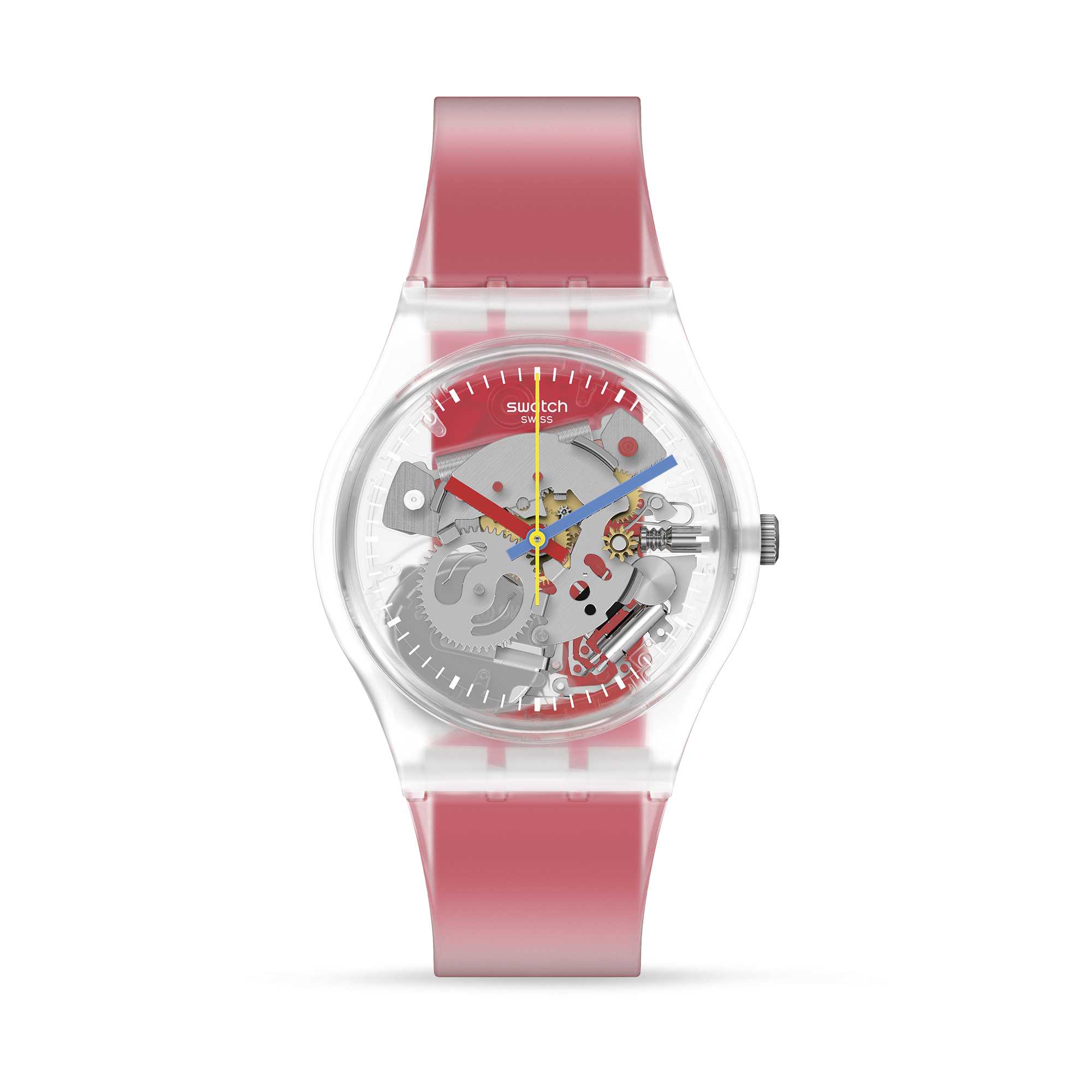 Swatch Clearly Red Striped