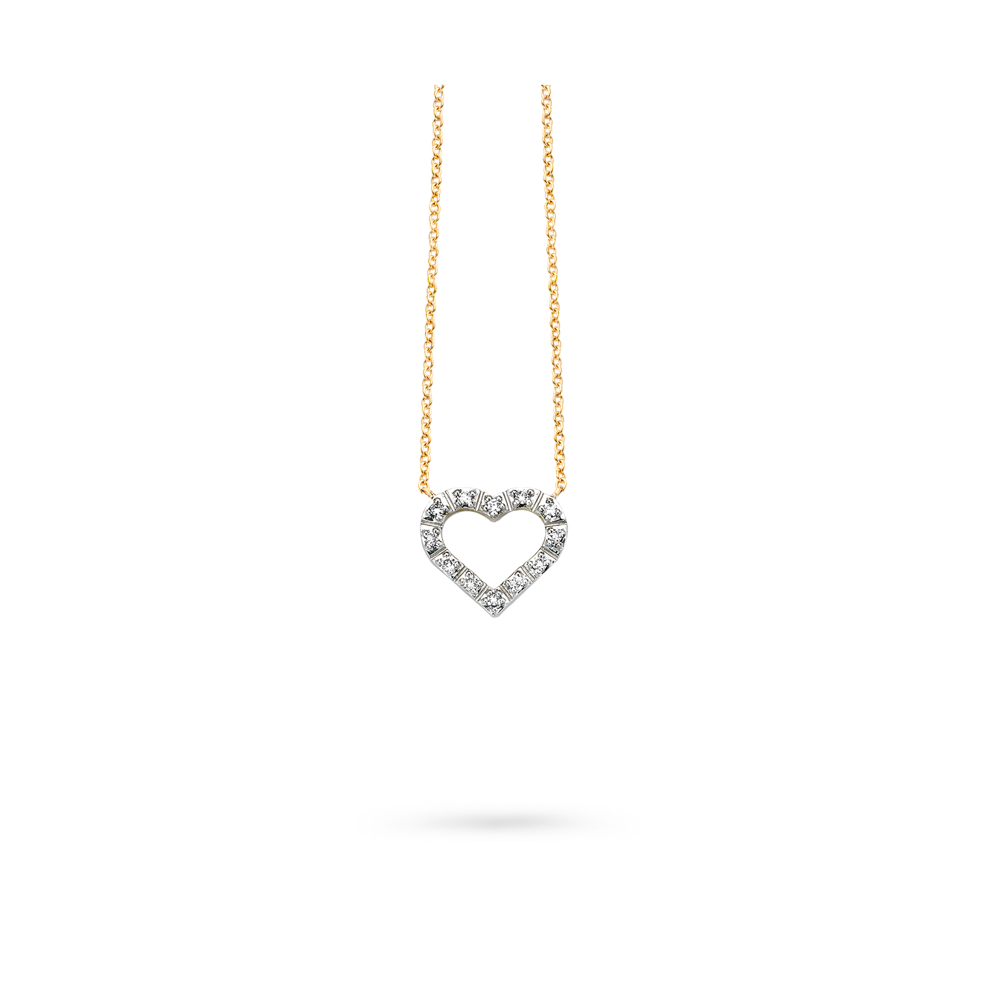 Gigi by GASSAN Necklace Lucky Love Open Heart Small