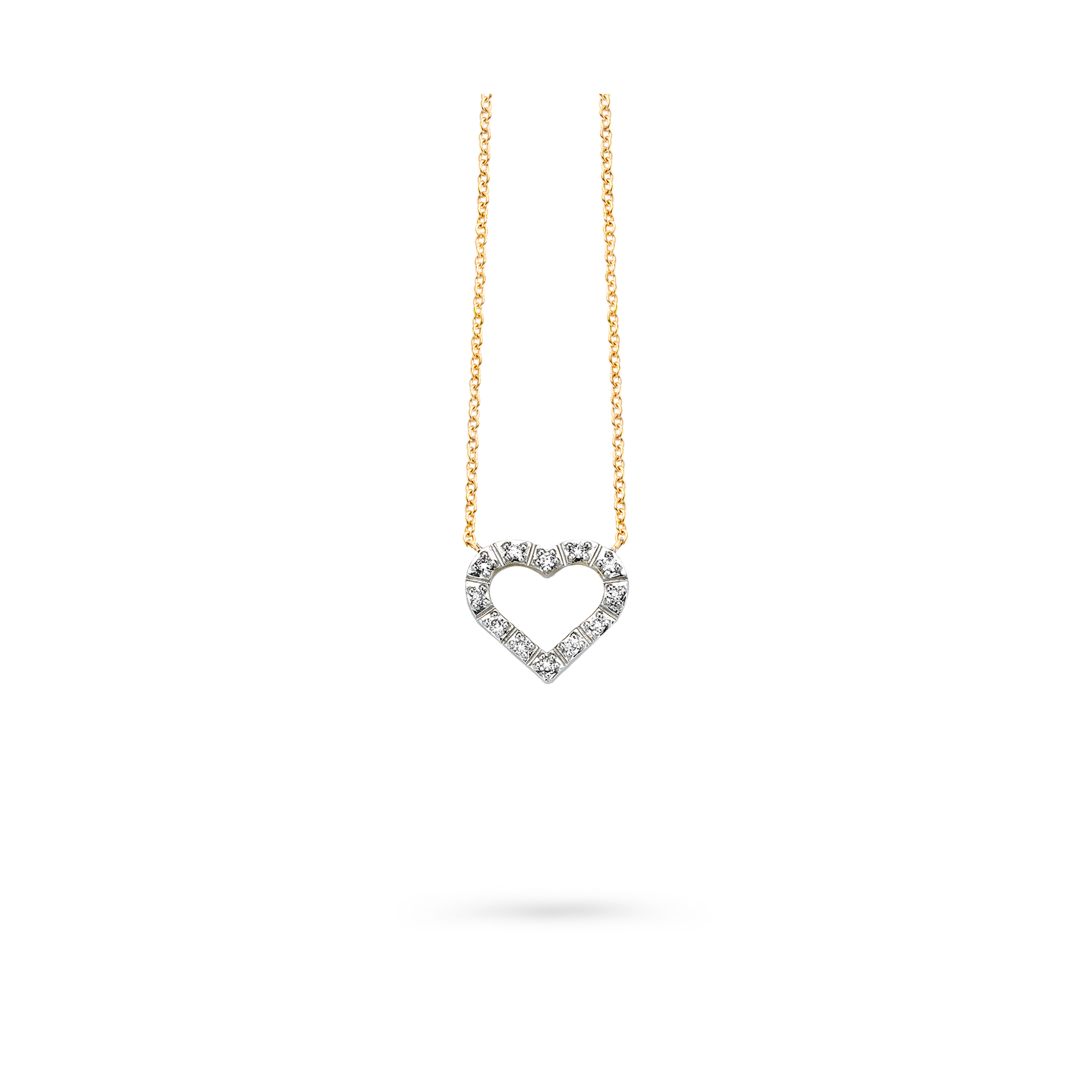 Gigi by GASSAN Collier Lucky Love Open Heart Small