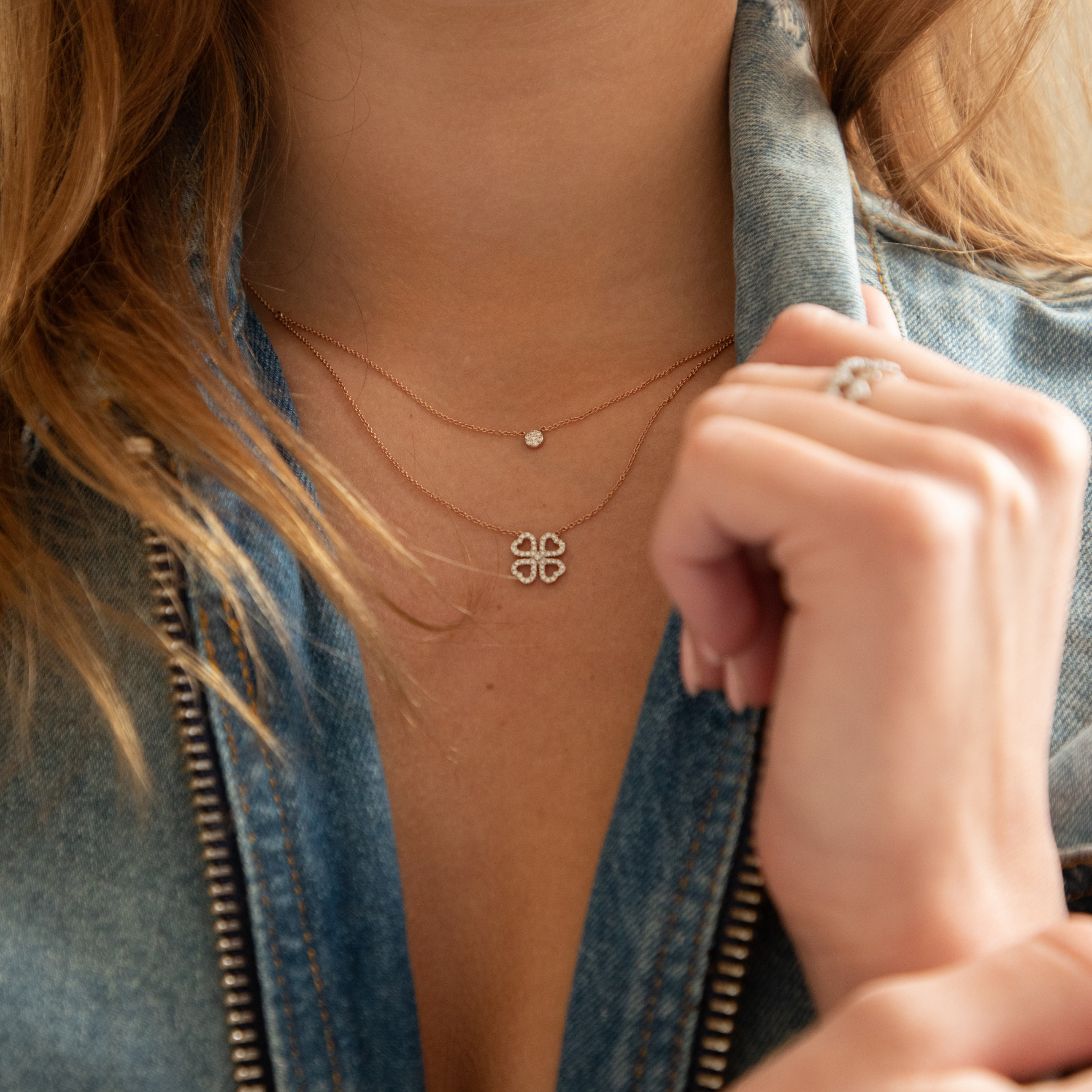 Gigi by GASSAN Necklace Lucky Love Clover