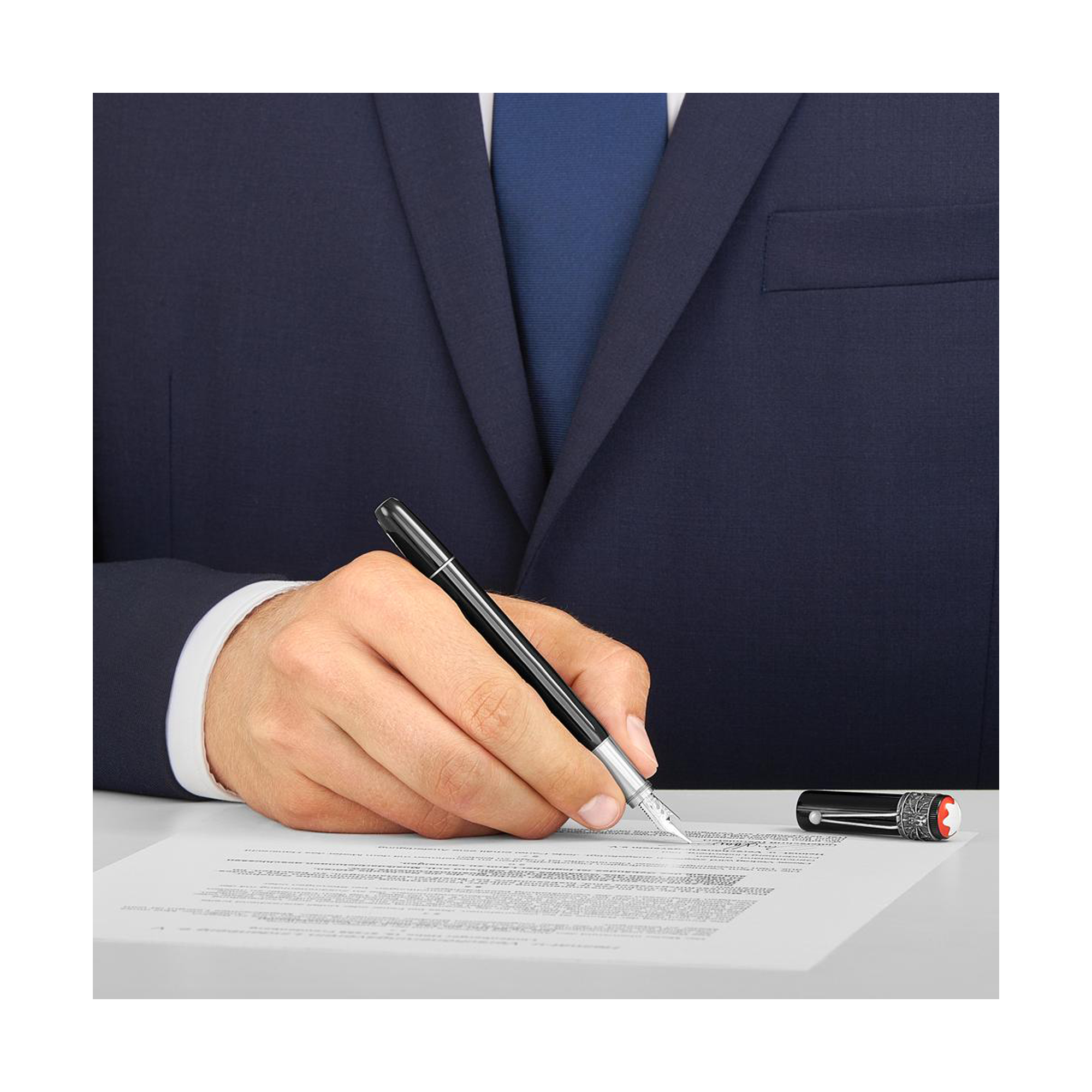 Montblanc PEN FP BARLEY SILVER